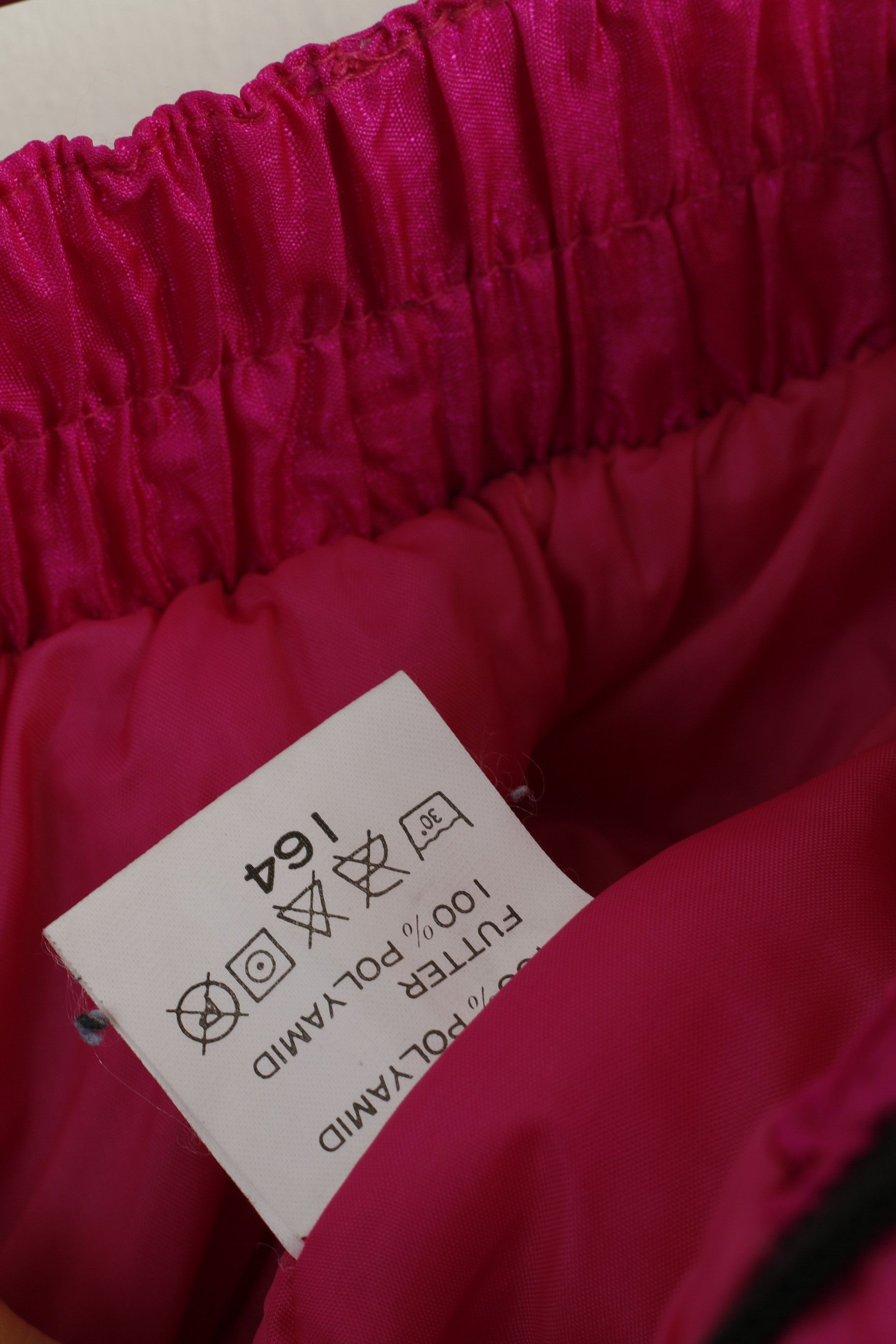 Vintage Vintage Women 164 Ski Trousers Pink Nylon Waterproof 8859 Size 24" / US 00 / IT 34 - 4 Thumbnail
