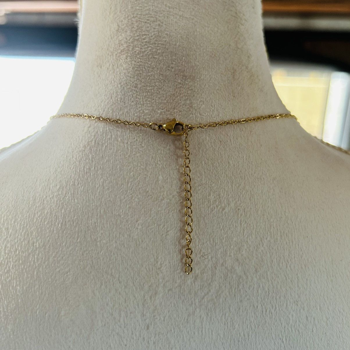 Handmade Handcrafted vintage bead capped gold metal ball necklace Size ONE SIZE - 4 Thumbnail