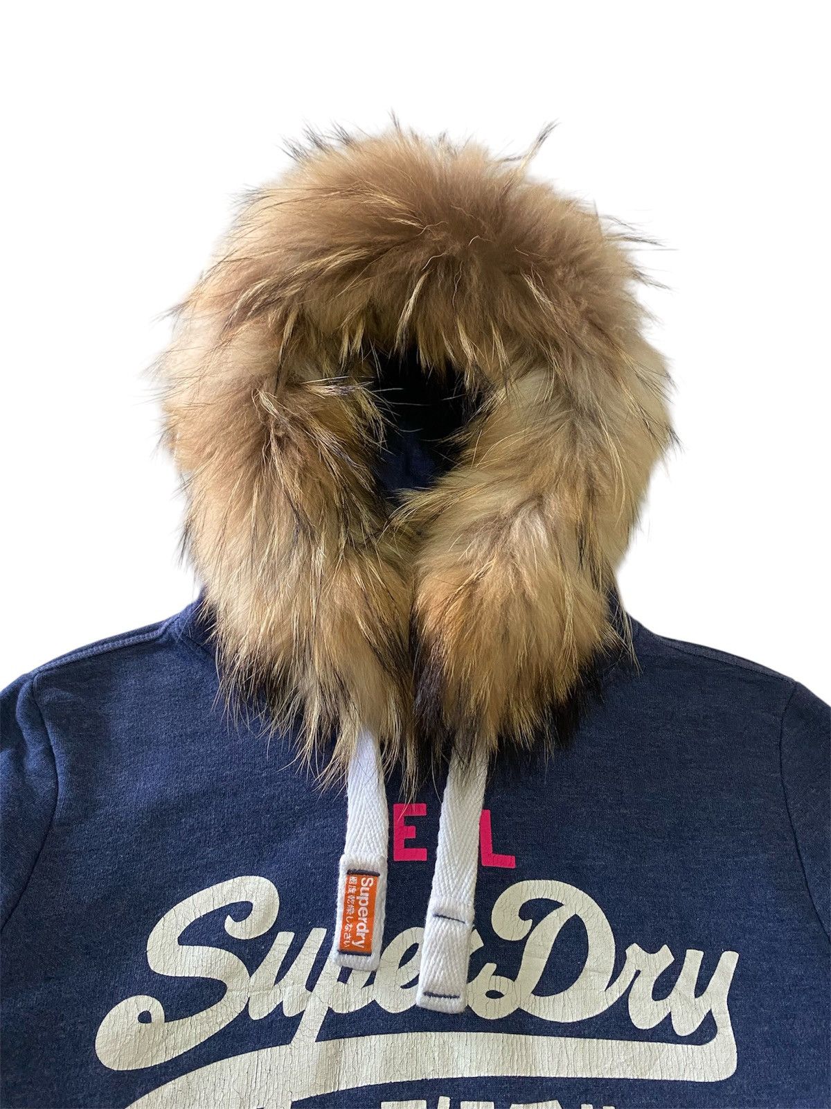 Japanese Brand Fur SuperDry Vintage Pullover Hoodie Big Logo Japan Style Size S / US 4 / IT 40 - 2 Thumbnail