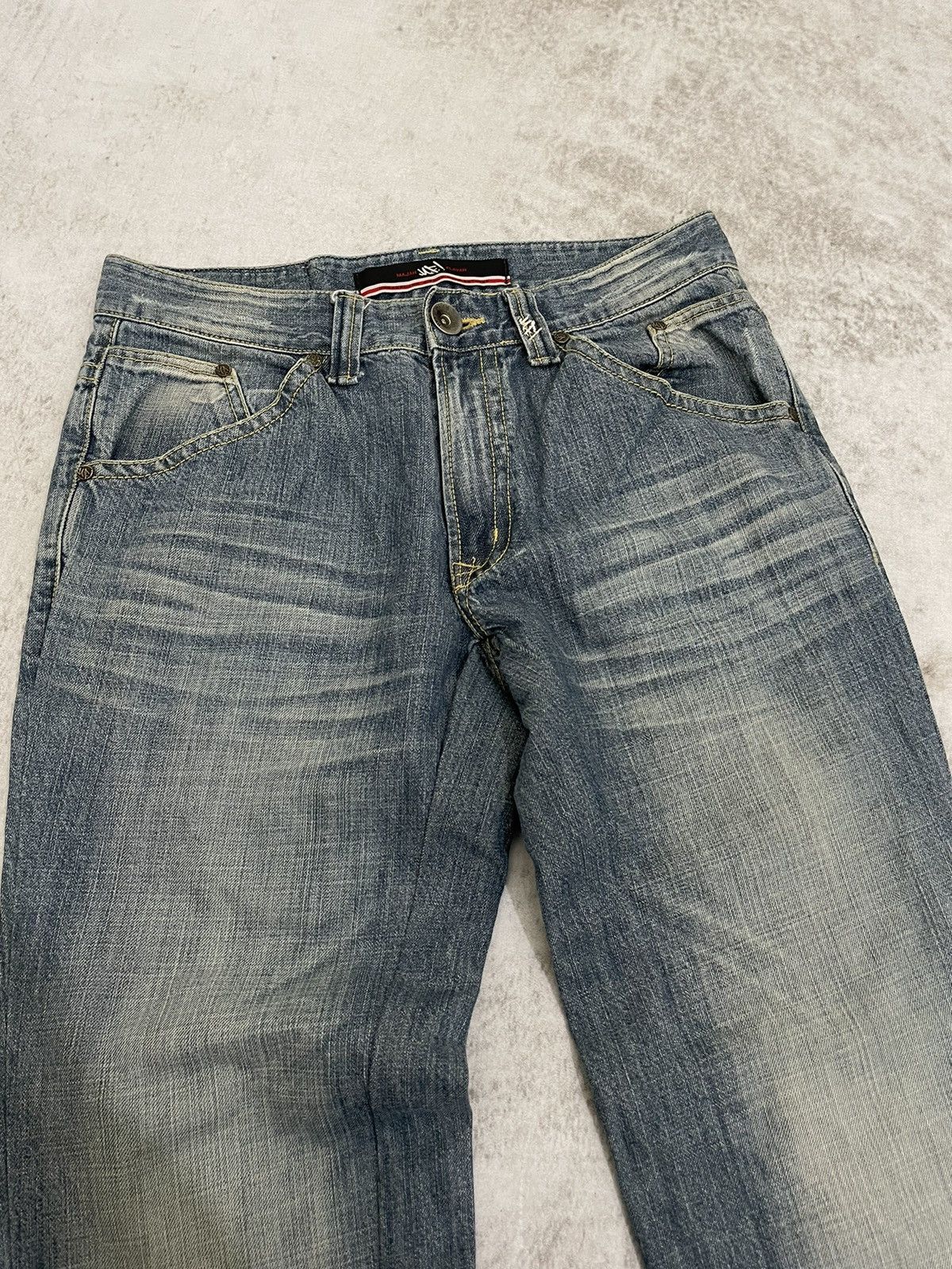Hysteric Glamour 2000s Majahflafah patchwork Denim y2k style Size US 30 / EU 46 - 6 Thumbnail