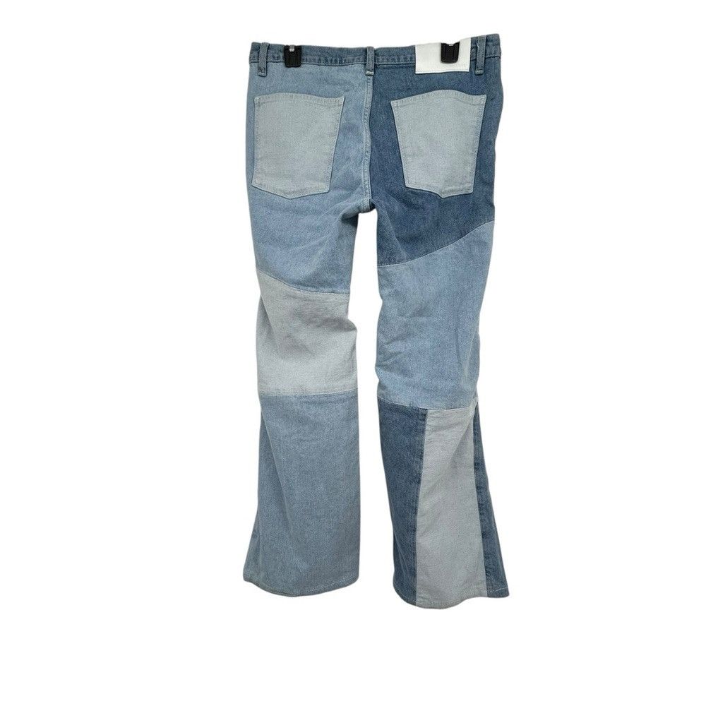 Other DL1961 x Ksenia Schnaider Zoie Wide Leg Patchwork Jeans 32 Size 32" / US 10 / IT 46 - 18 Thumbnail