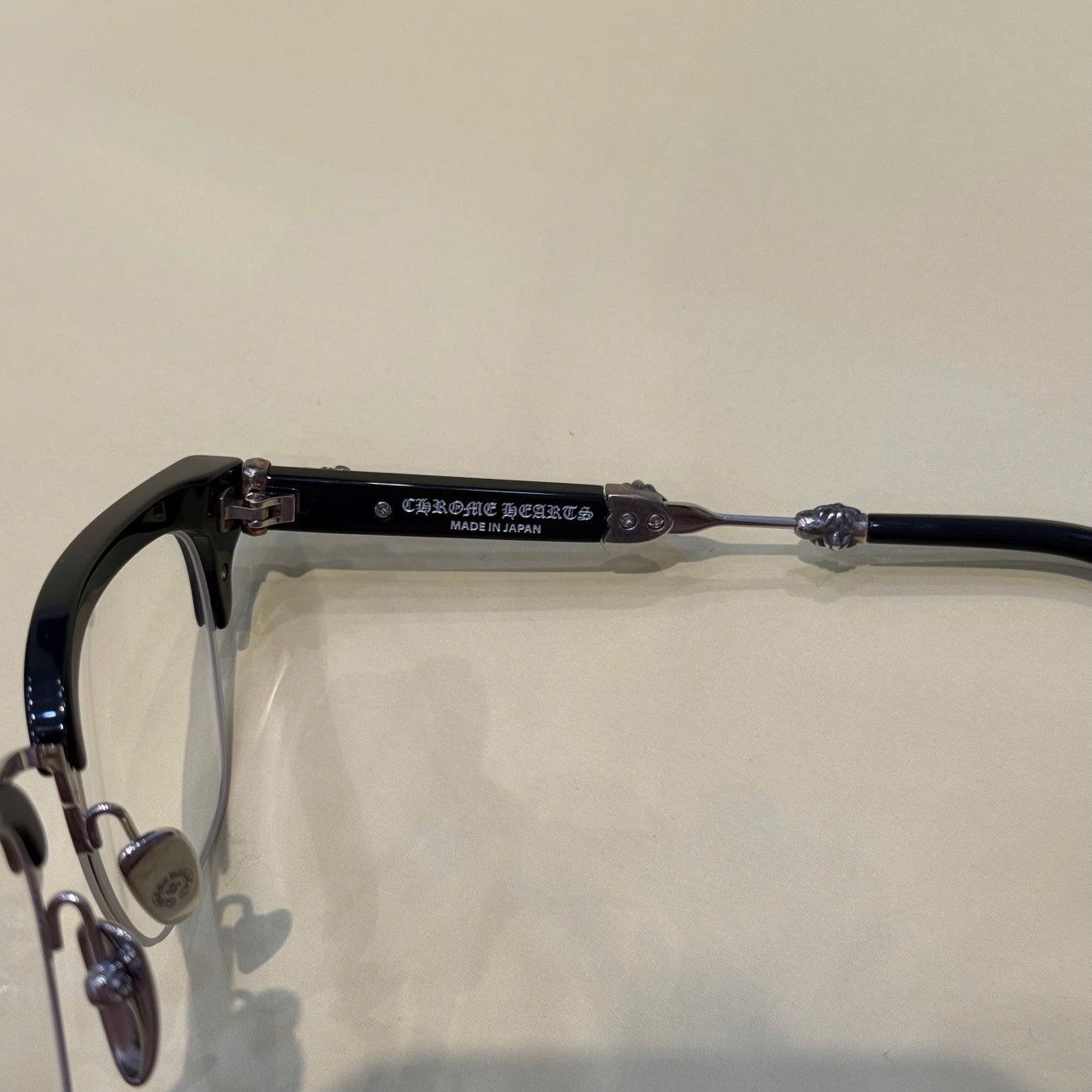 Chrome Hearts CHROME HEARTS EVAGILIST BLACK/SHINY SILVER Size ONE SIZE - 5 Thumbnail
