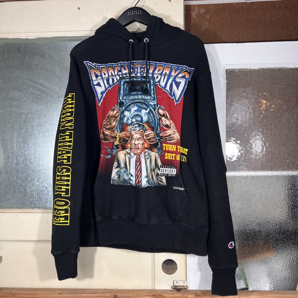 Champion Spaghetti Boys 2018 Turn That Shit Off Hoodie Kerwin Frost Size US L / EU 52-54 / 3 - 1 Thumbnail