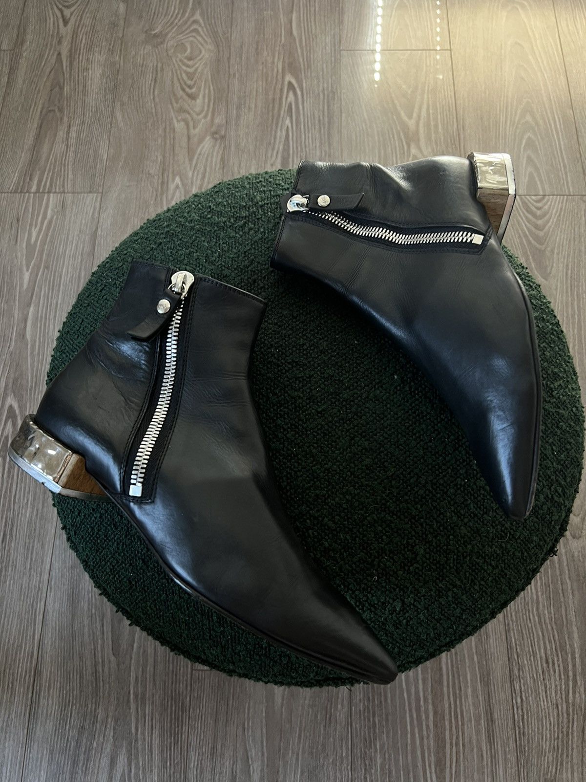AGL × Designer ‼️Designer AGL Vero Cuoio Made in Italy NWT Pointed Toe Boots Size US 7 / IT 37 - 2 Thumbnail