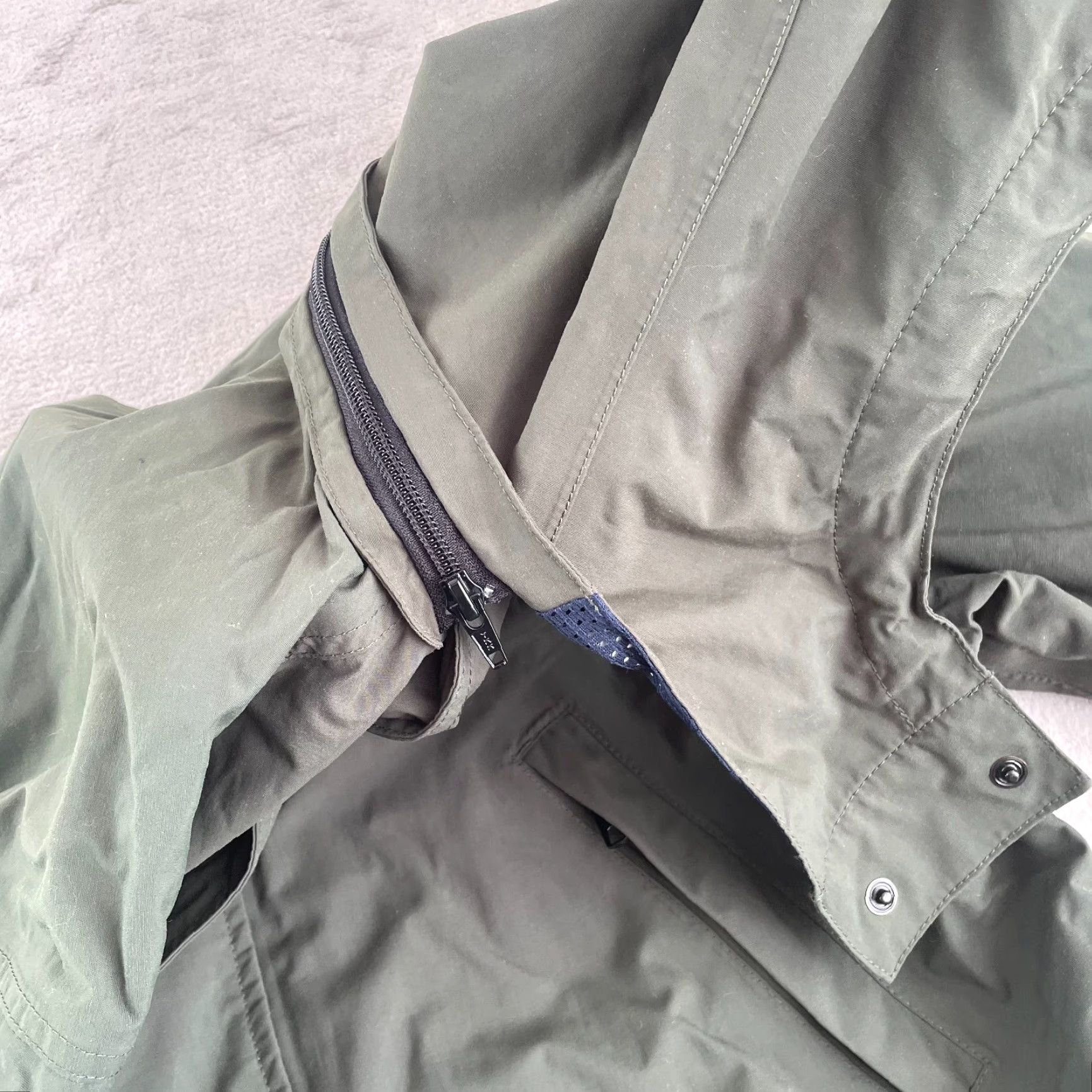 Eddie Bauer Eddie Bauer WeatherEdge Jacket Men Large Olive Green Removable Hood Full Zip Size US L / EU 52-54 / 3 - 4 Thumbnail