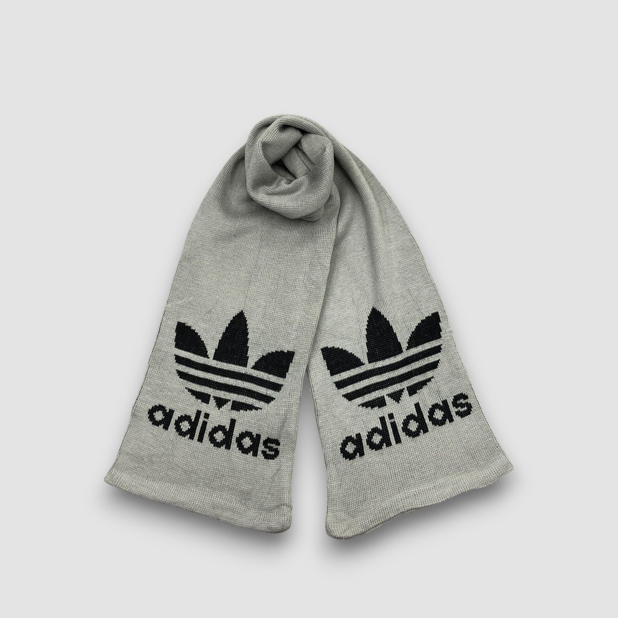 Adidas Vintage Y2K Adidas Scarf Muffler Knit Wool Scarves Size ONE SIZE - 1 Thumbnail
