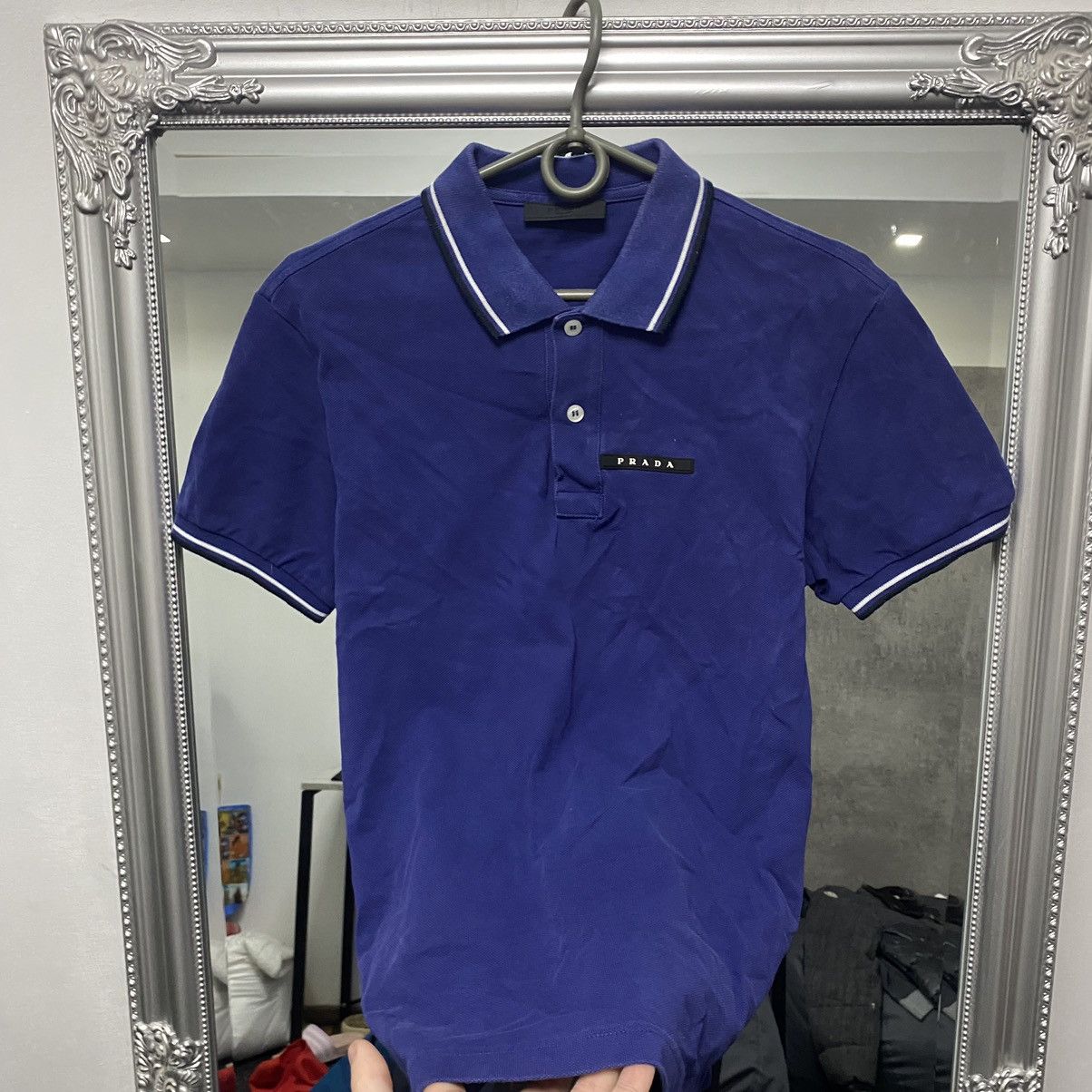 Prada Vintage Prada Polo Shirt Luxury Rare Size US S / EU 44-46 / 1 - 3 Thumbnail