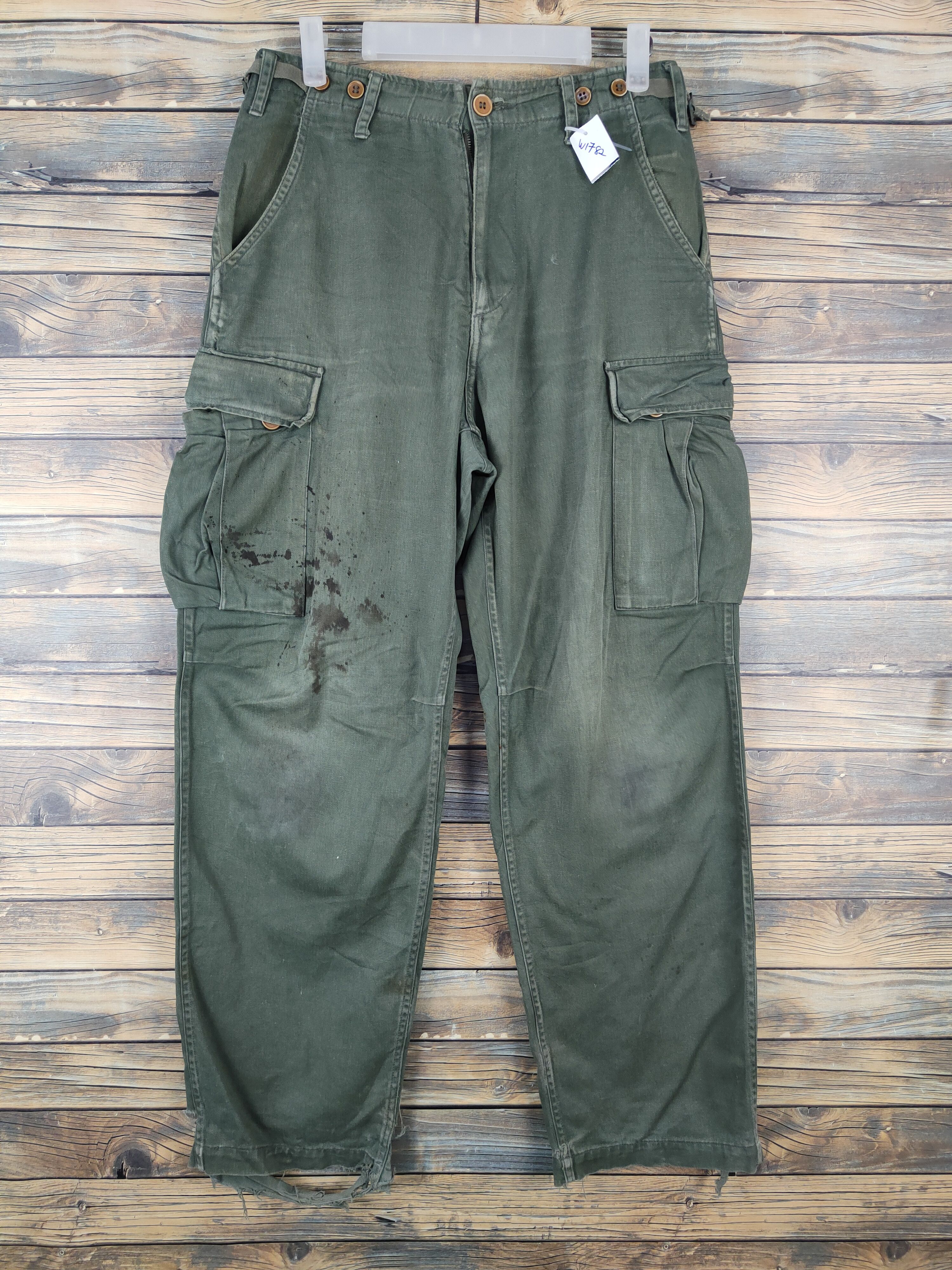 Japanese Brand Turky Baer Multipocket army Tactical Cargo Pants #W 1782 Size US 29 - 1 Thumbnail
