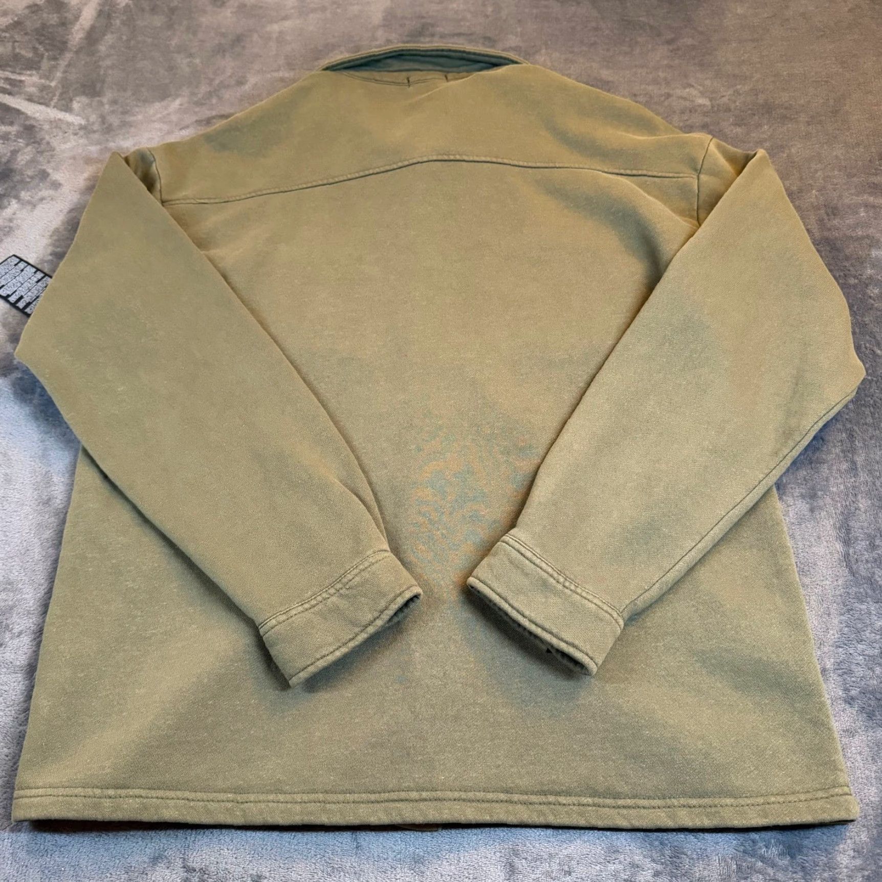 Forever 21 FOREVER 21 Olive Green Fleece Lined Button Down Shirt Jacket Shacket Mens M Size US M / EU 48-50 / 2 - 5 Thumbnail