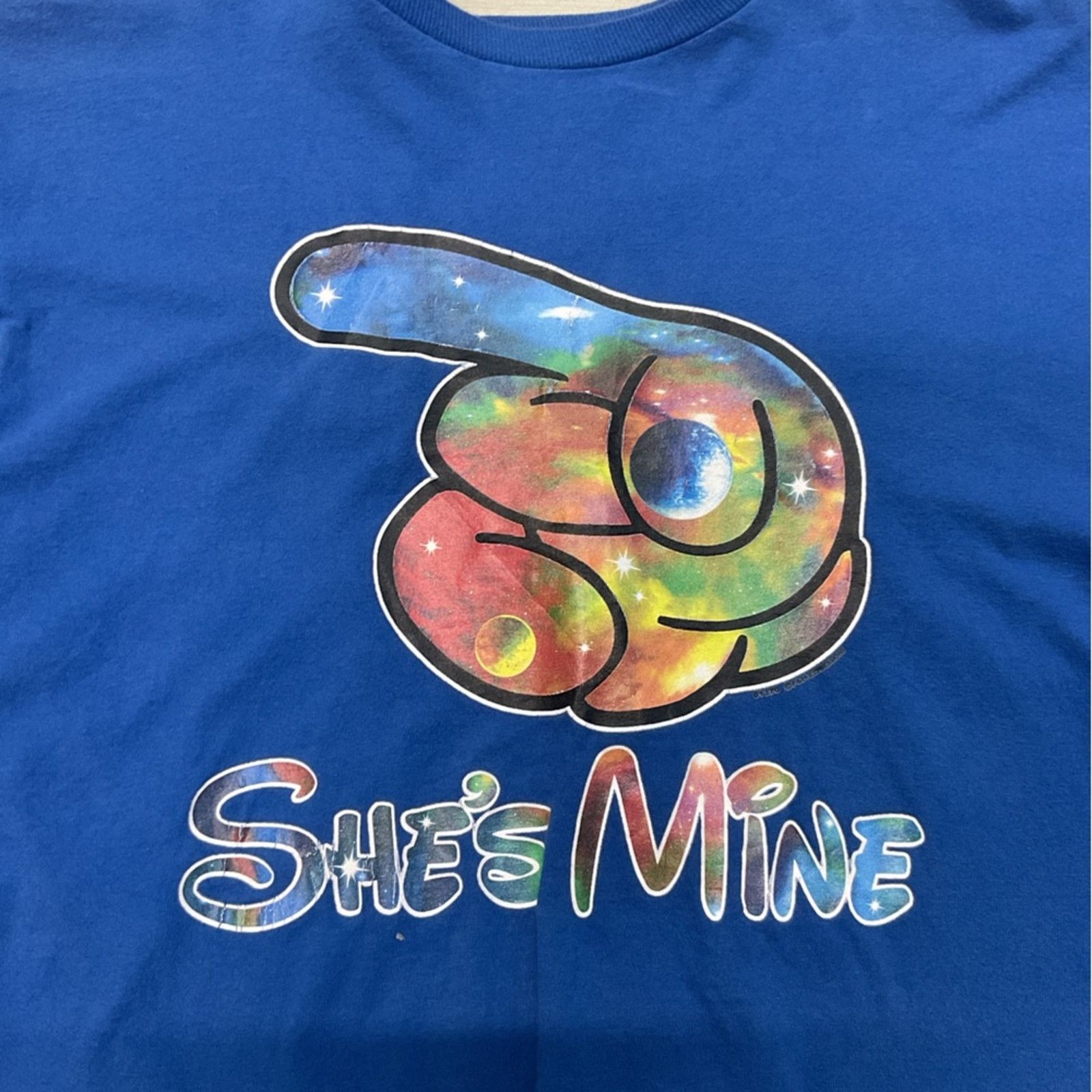 Vintage "She's Mine" Crop Top Size M / US 6-8 / IT 42-44 - 4 Thumbnail