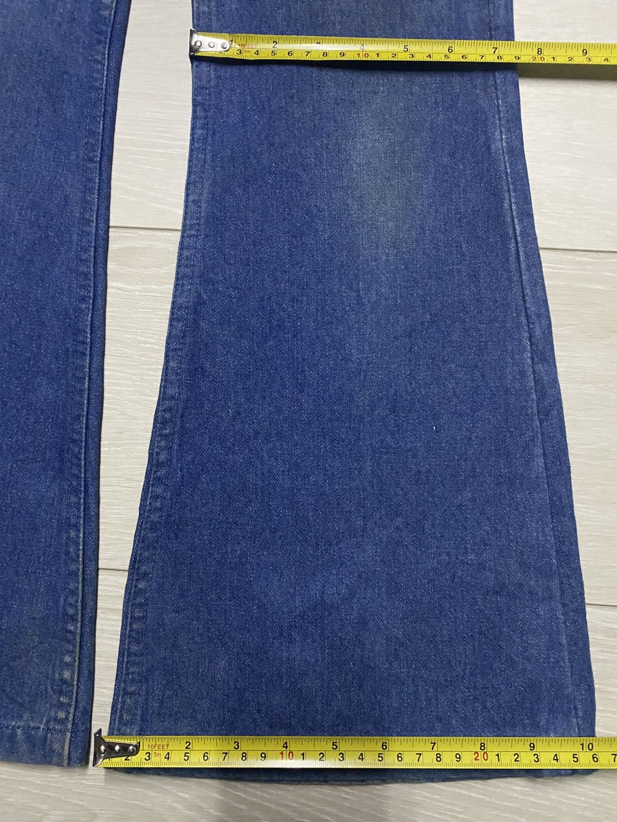 Marks & Spencer Woman Jeans Spencer Blue Wash Bell Bottom Size US 28 / EU 44 - 15 Thumbnail