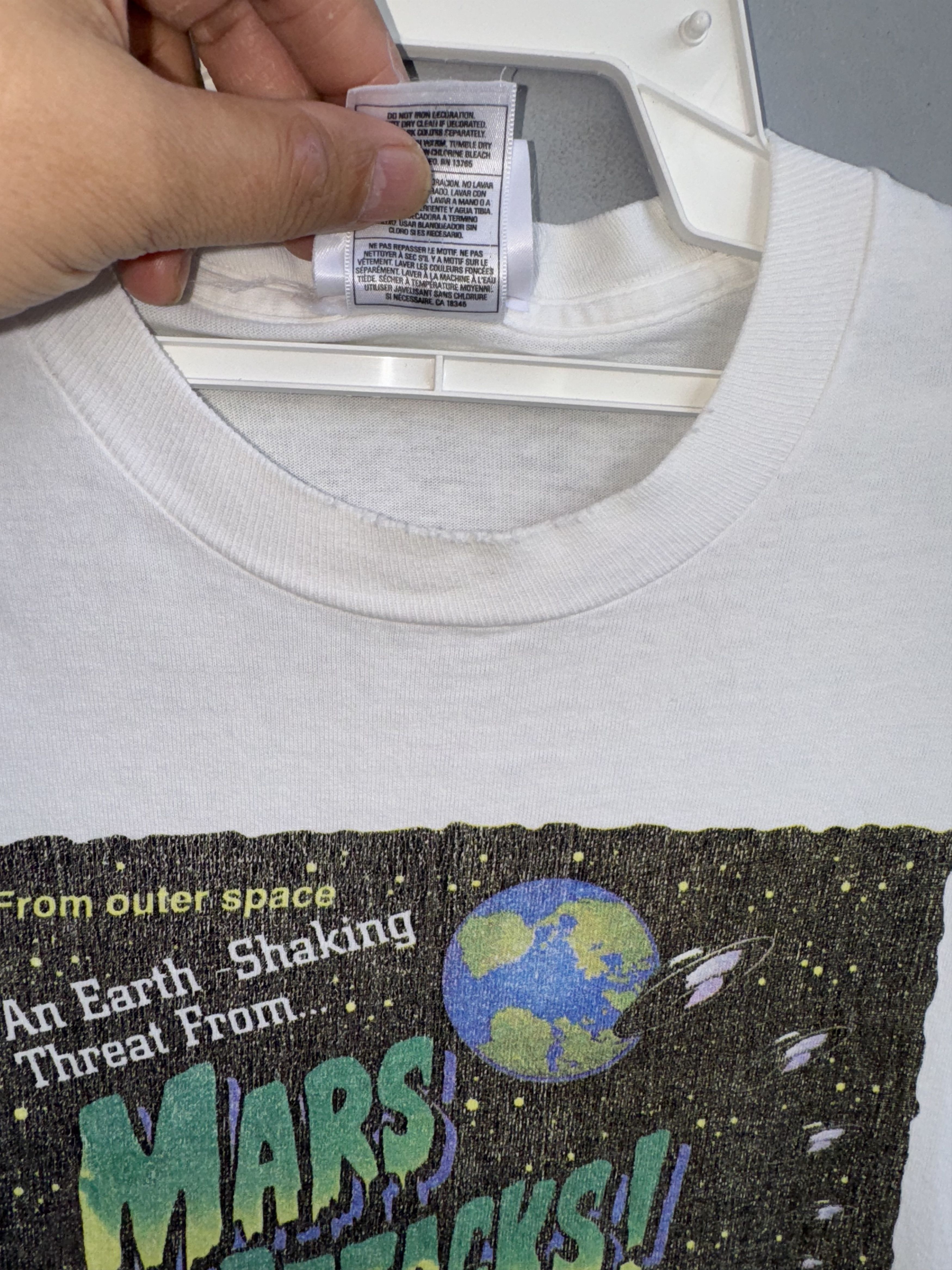 Vintage Mars Attacks 1996's Promotion Vintage Shirt Size US M / EU 48-50 / 2 - 5 Thumbnail