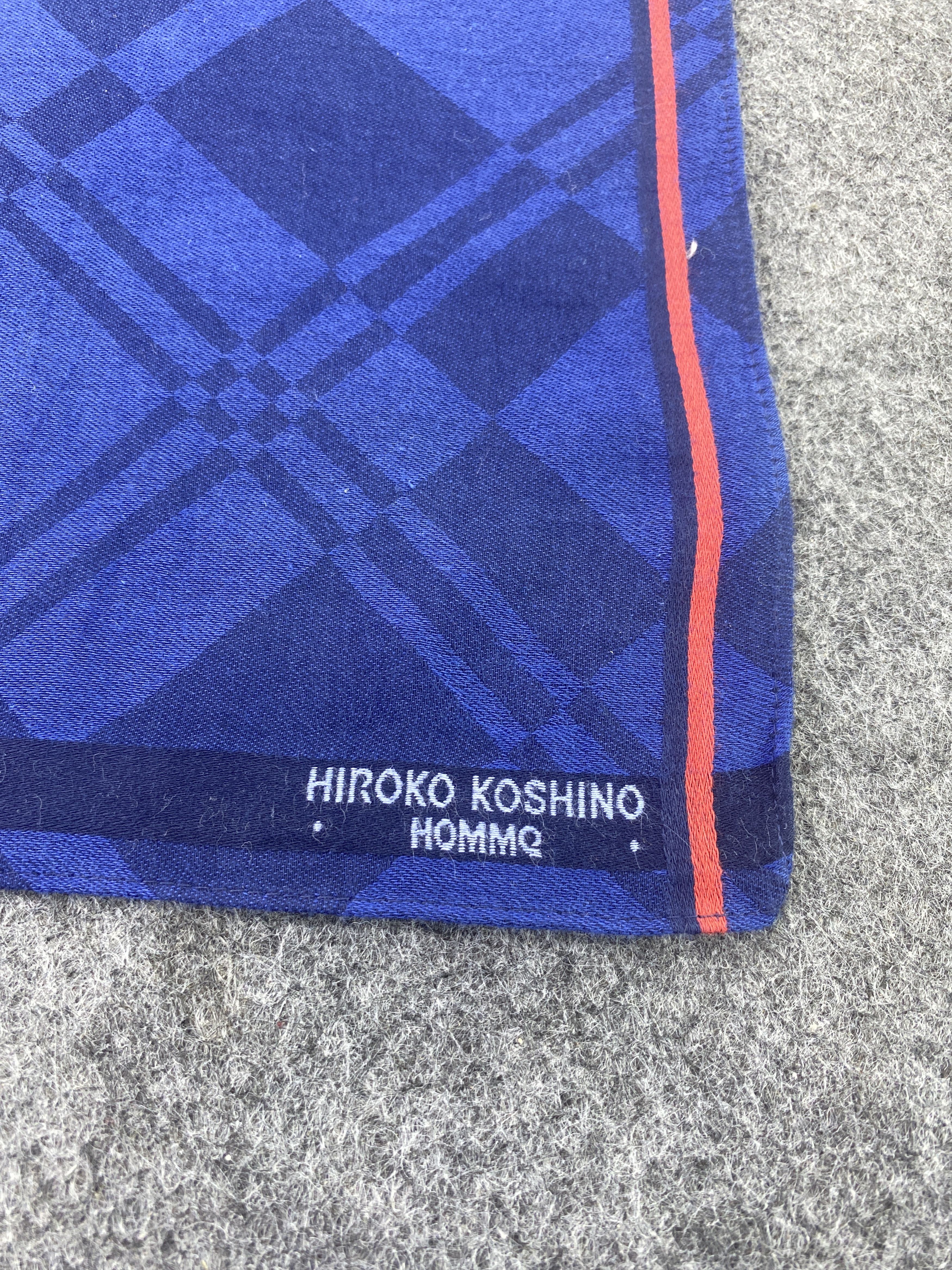 Hiroko Koshino Homme × Vintage Hiroko Koshino Homme Handkerchief/Bandana/Neckerchief-B152 Size ONE SIZE - 5 Thumbnail