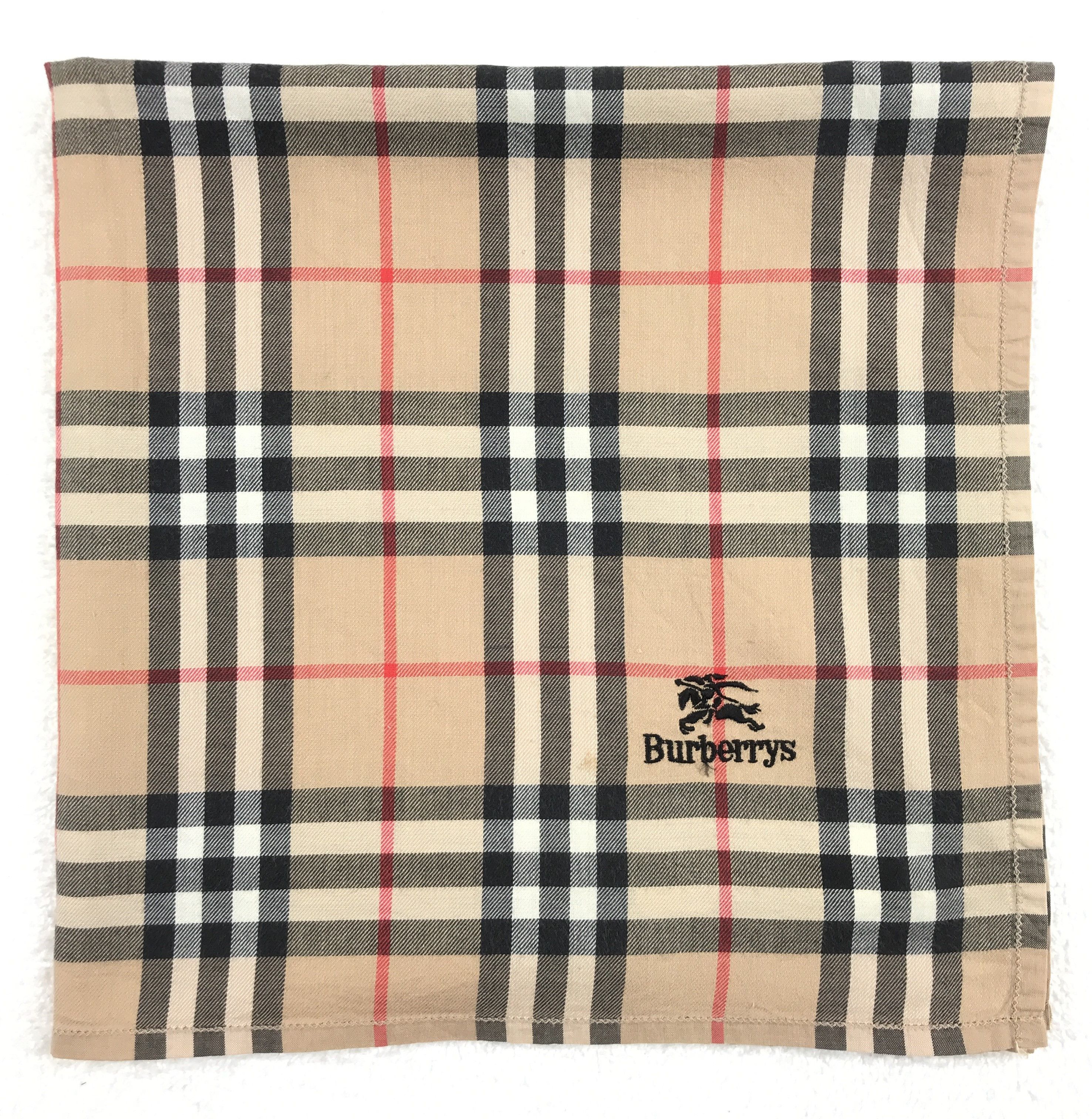 Burberry × Vintage Vintage Burberry Nova check Bandana Neckerchief Handkerchief Size ONE SIZE - 2 Thumbnail
