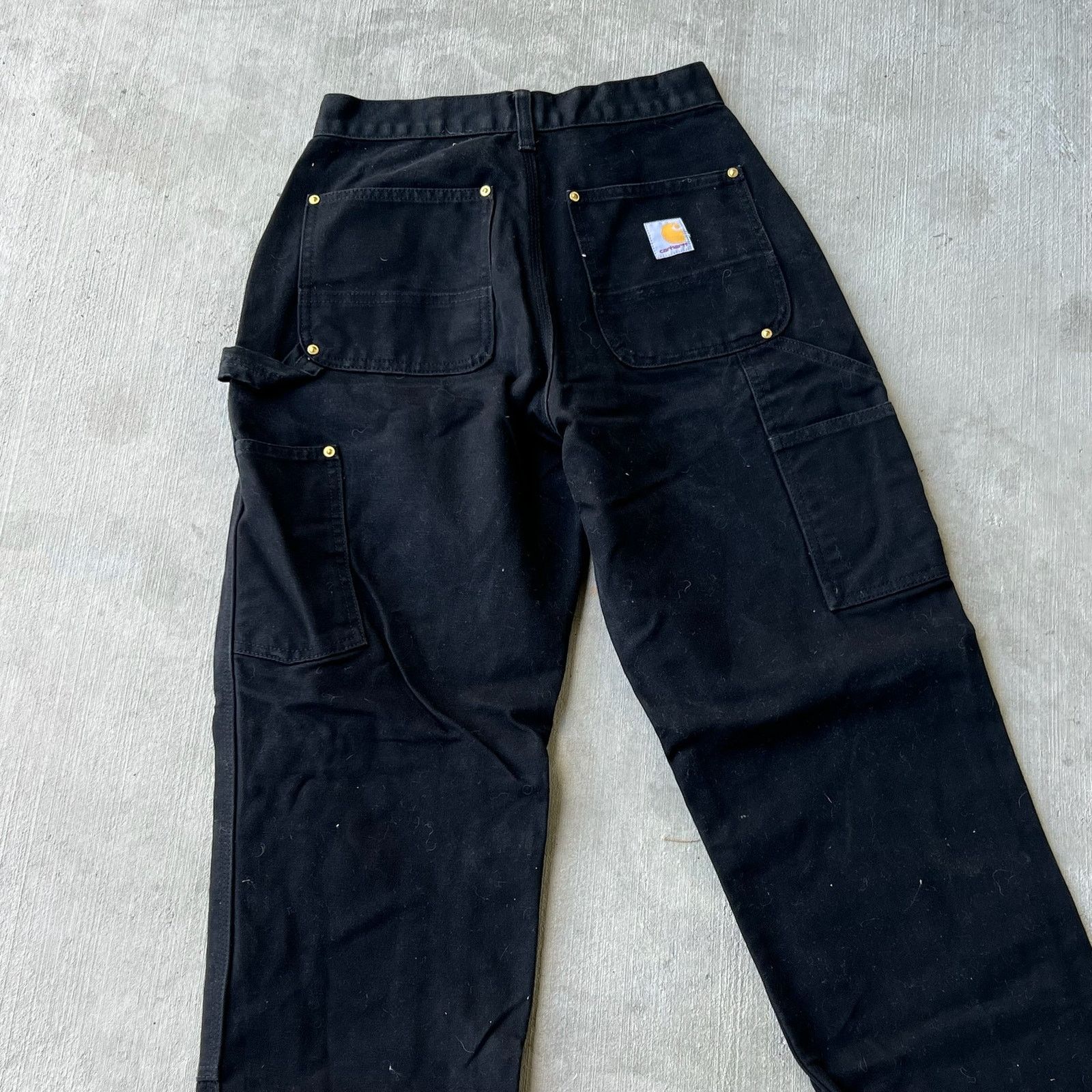 Carhartt × Vintage Carhartt black double knee work wear carpenter pants Size US 35 - 6 Thumbnail