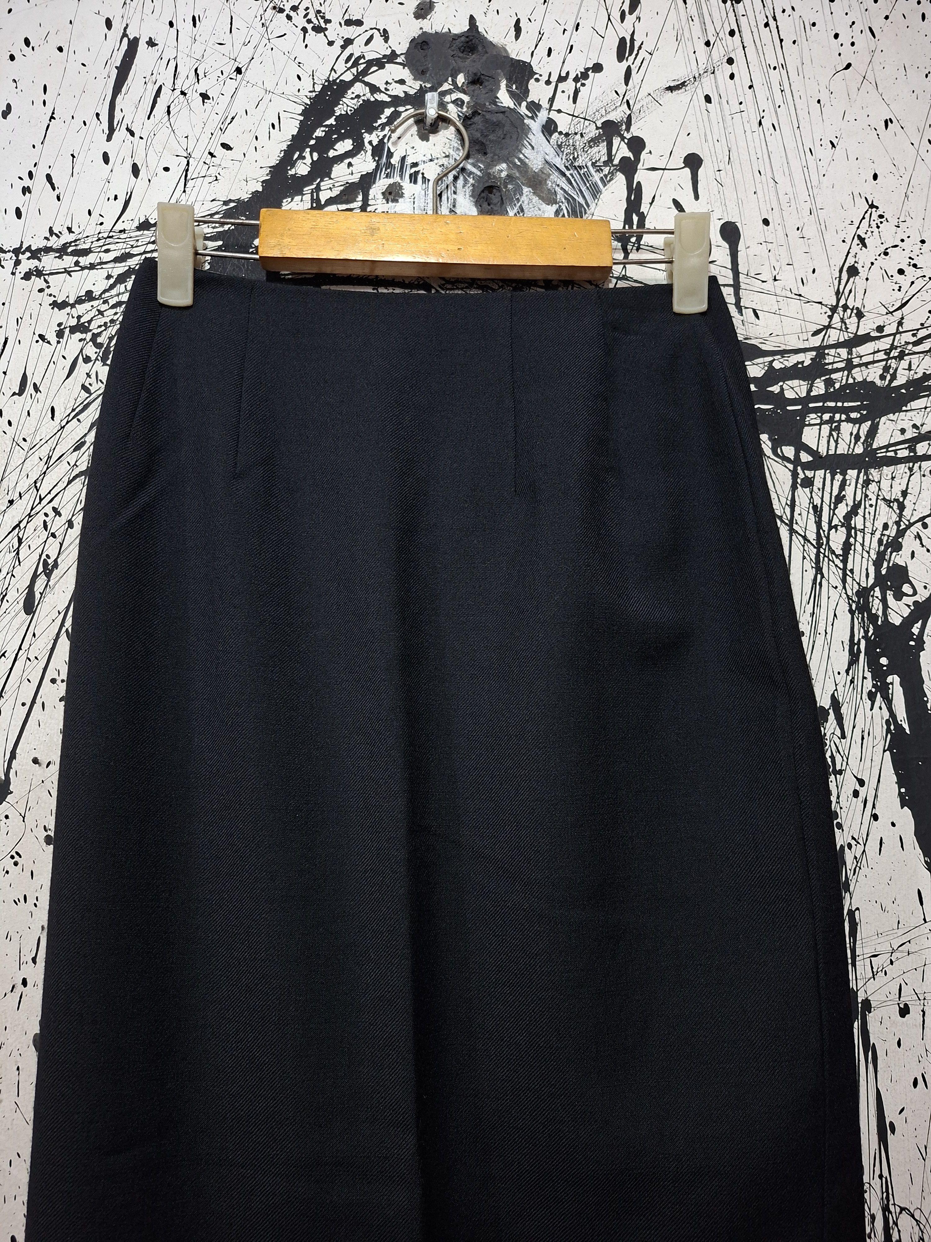 Comme des Garcons COMME DES GARCONS AD 1992 WOOL MIDI SKIRT Size 27" / US 4 / IT 40 - 3 Thumbnail