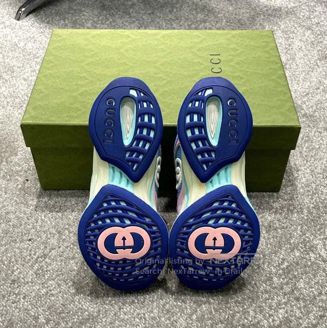 Gucci gucci runner fashionable sneakers in vibrant colors. Size US 5 / EU 37 - 5 Thumbnail