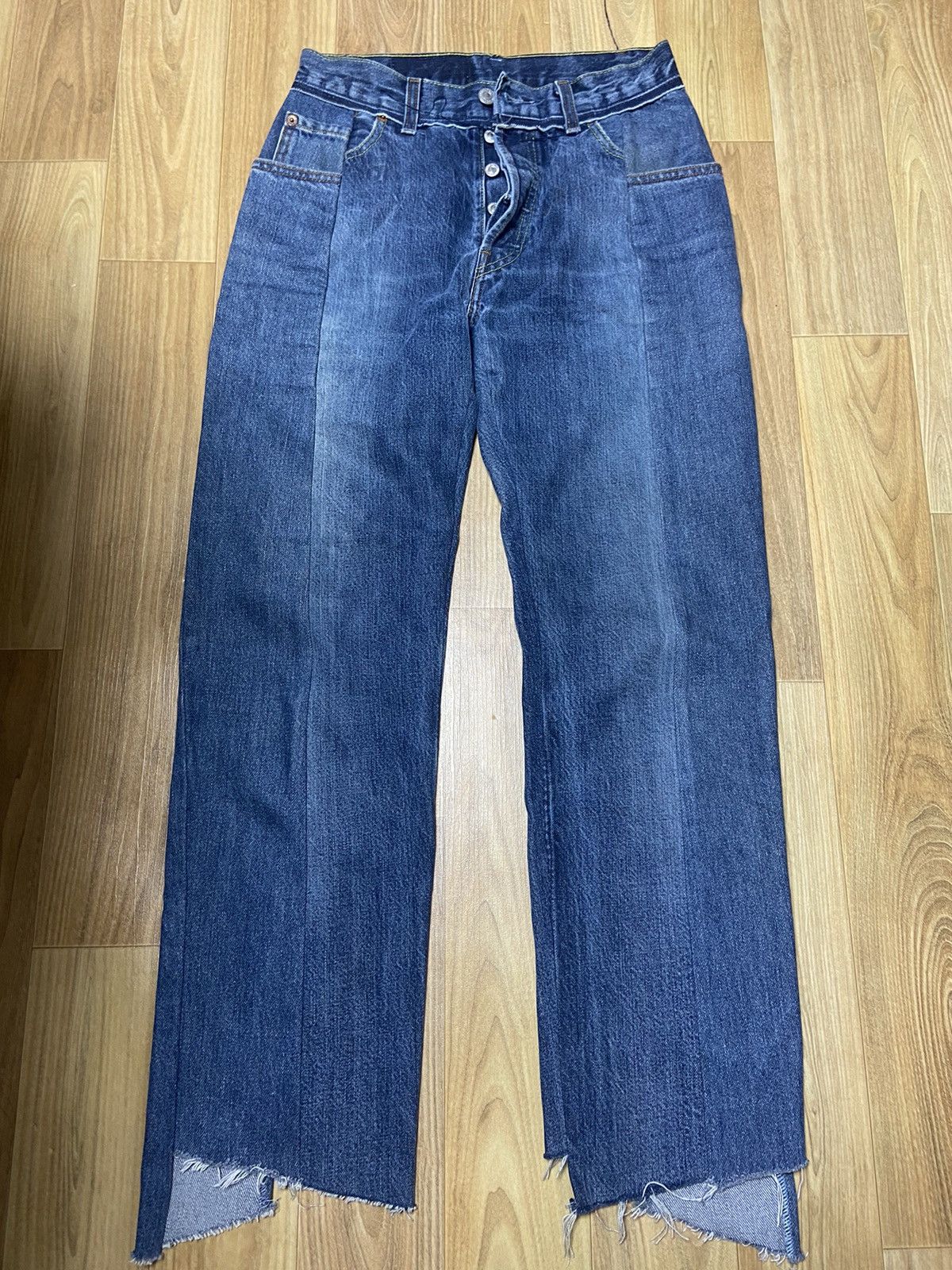 image of Levis x Vetements S Vetements Reworked Jeans Denim Pants in Blue, Men's (Size 27)