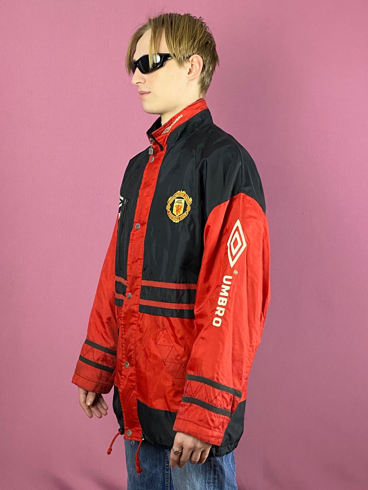 Umbro × Vintage 90s Sharp Umbro Manchester United Vintage Men's Jacket - Y Size US M / EU 48-50 / 2 - 2 Thumbnail