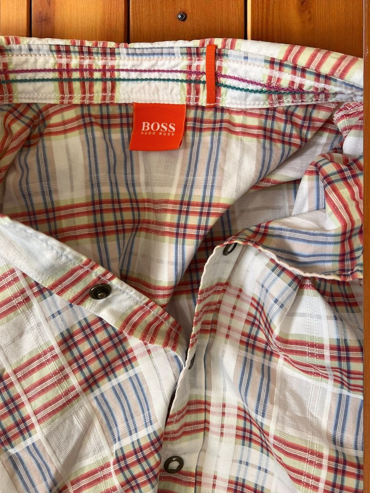 Hugo Boss Hugo Boss Orange Exlipse shirt size M short sleeve Size US M / EU 48-50 / 2 - 6 Thumbnail