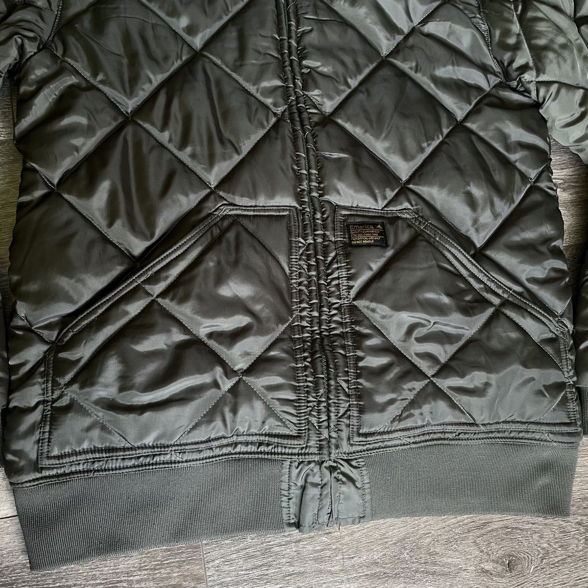 Emerica Vintage 2000s Emerica Skateboards Quilted Flight Zip Jacket Size US L / EU 52-54 / 3 - 3 Thumbnail