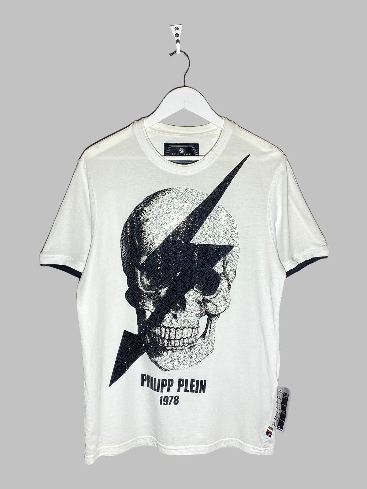 Philipp Plein 🔥 PHILIPP PLEIN SKULL BLING TEE BIKER ROCK STAR ENERGY Size US M / EU 48-50 / 2 - 1 Thumbnail