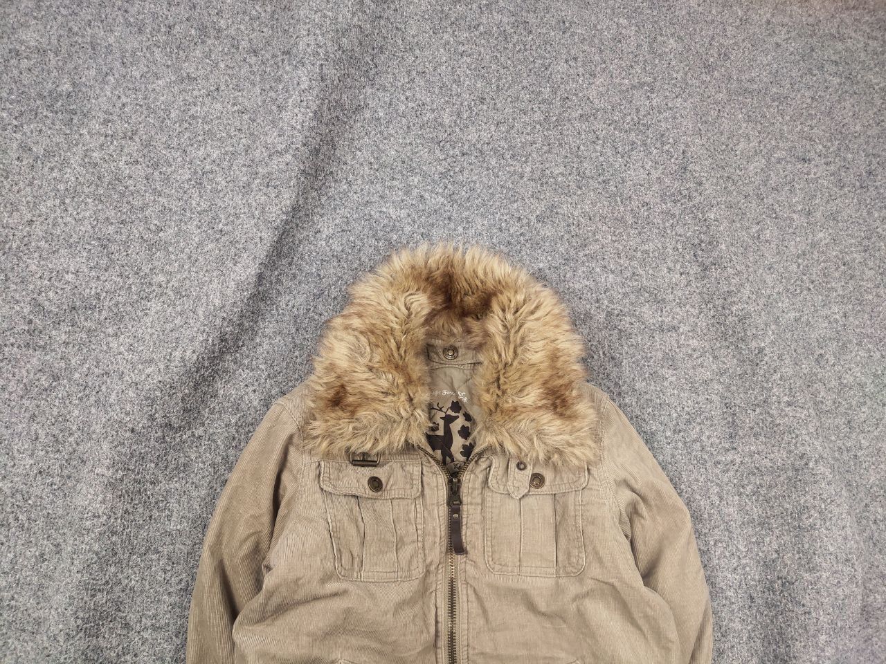 If Six Was Nine Vintage Y2K LGB if six was nine style Cargo pocke Fur Jacket Size M / US 6-8 / IT 42-44 - 2 Thumbnail