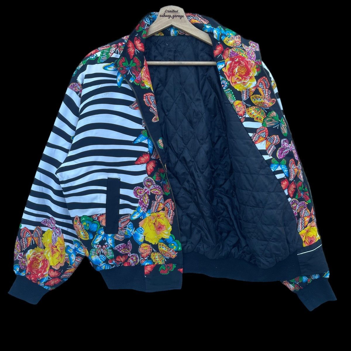 Native Floral Natives Print All Over Me Satin Bomber Size US L / EU 52-54 / 3 - 10 Thumbnail