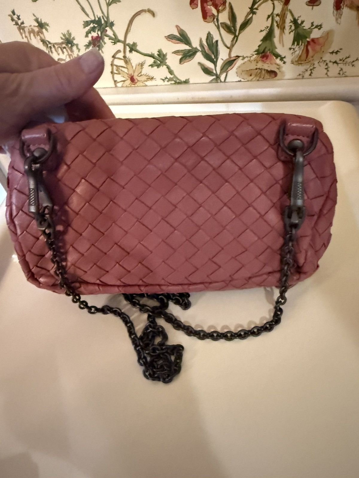 Bottega Veneta Bottega Veneta Pink Leather Crossbody Size ONE SIZE - 12 Thumbnail