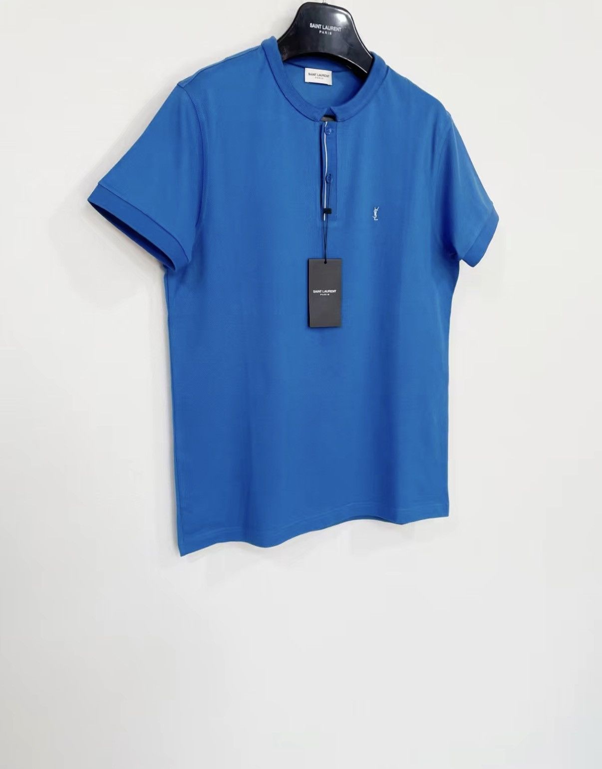 Saint Laurent Paris SAINT LAURENT 100% Cotton Short Sleeve Polo Shirt J30 Size US S / EU 44-46 / 1 - 2 Thumbnail