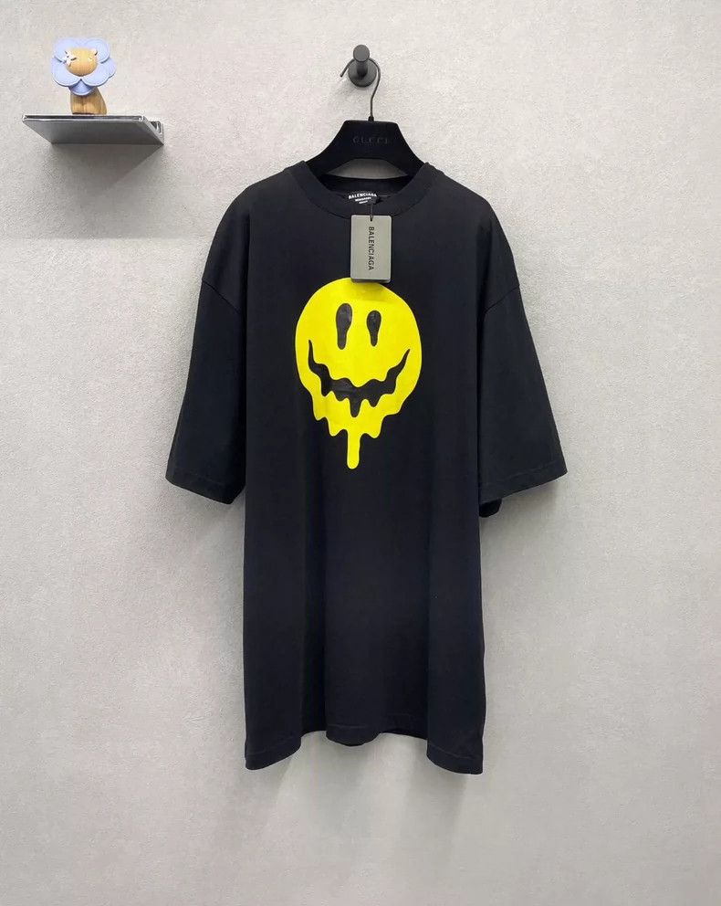 Balenciaga Balenciaga Melting Smile Printed Short Sleeve Size US M / EU 48-50 / 2 - 1 Thumbnail