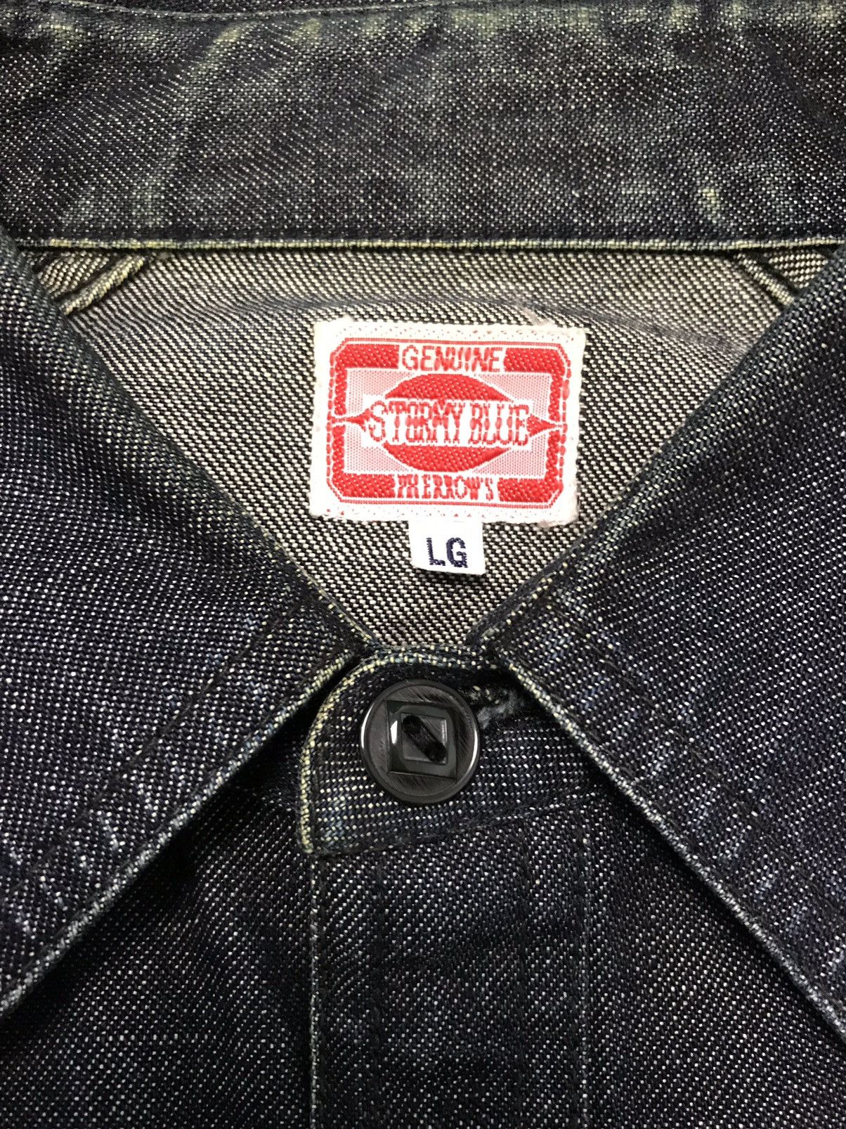 Japanese Brand × Pherrow's × Vintage Pherrow’s Story Button Long Sleeve Denim Jacket Blue/Black Size US M / EU 48-50 / 2 - 9 Thumbnail
