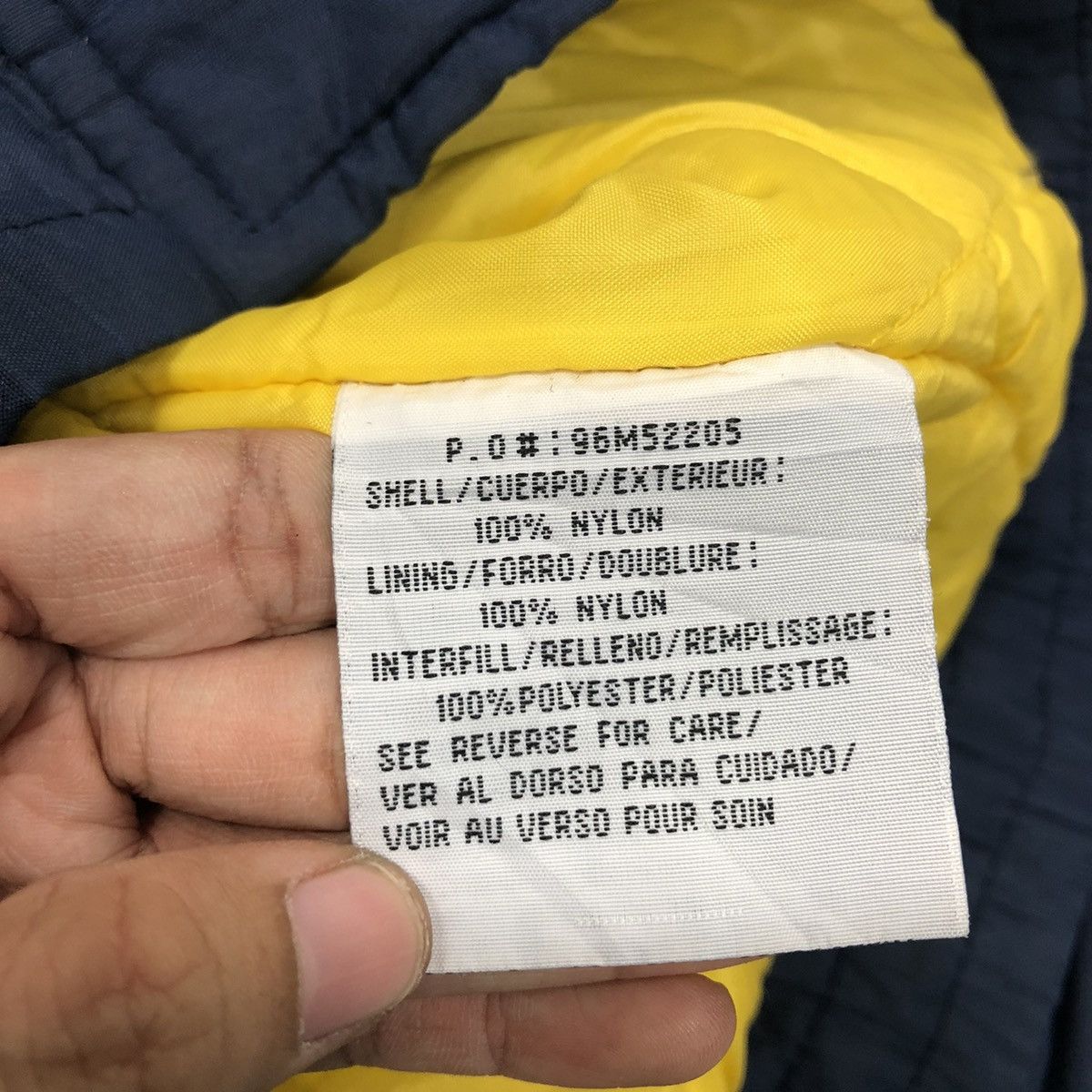 Japanese Brand 🔥VINTAGE BOMBER JACKET NOTRE DAME FIGHTING IRISH BIG LOGO Size US L / EU 52-54 / 3 - 16 Thumbnail
