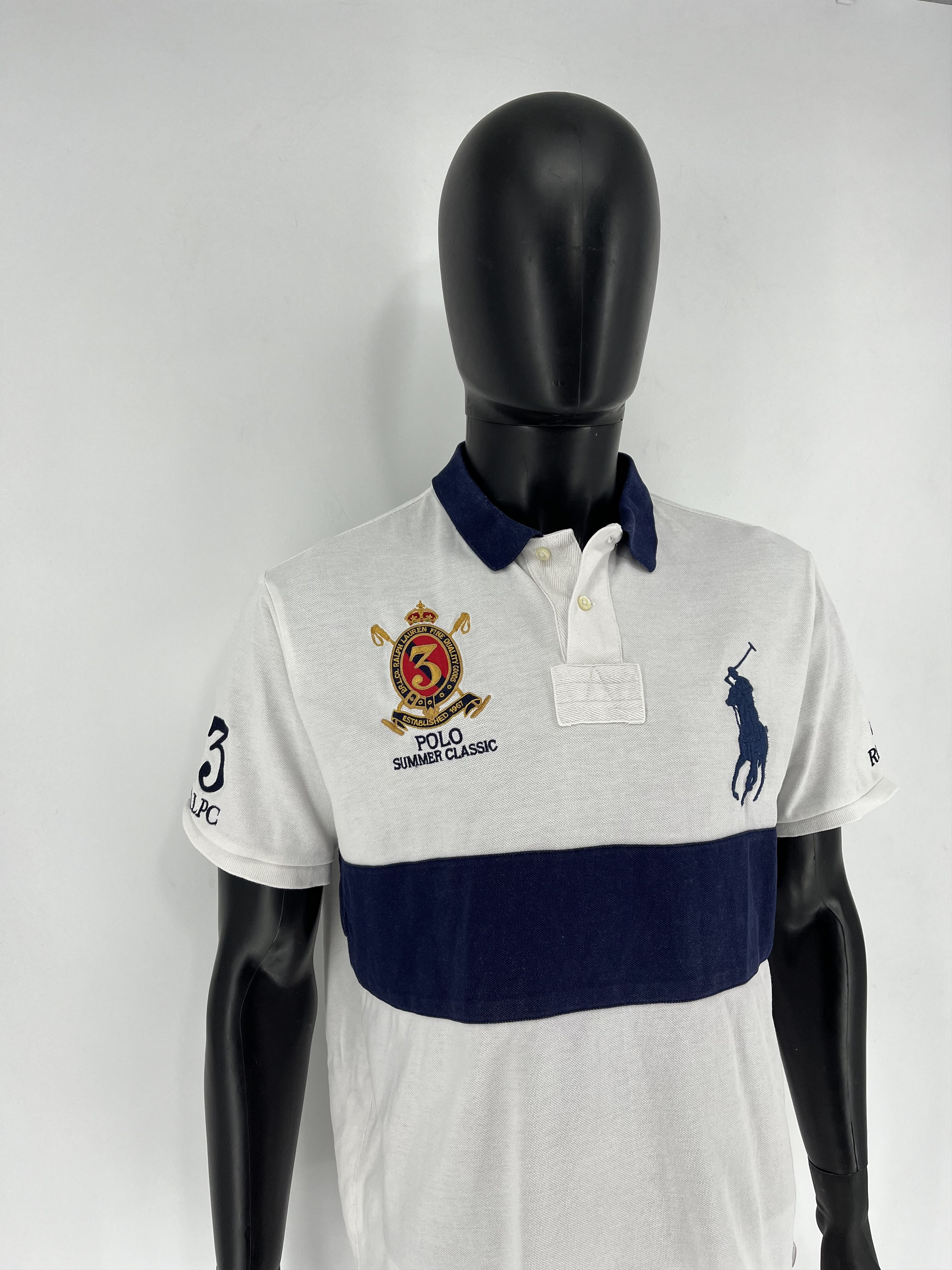 Polo Ralph Lauren Polo Ralph Lauren USA Rugby Polo Shirt Rare Hype Summer Size US XL / EU 56 / 4 - 3 Thumbnail