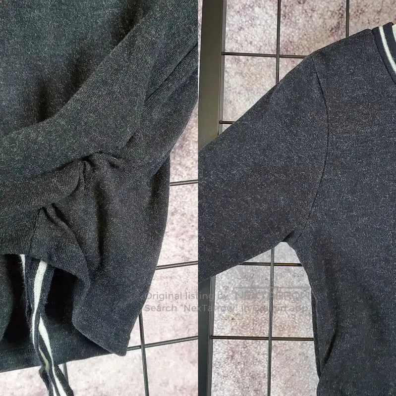 Burberry Burberry Black Gray Wool Blend Long Sleeve Sweater. Size XS / US 0-2 / IT 36-38 - 6 Thumbnail
