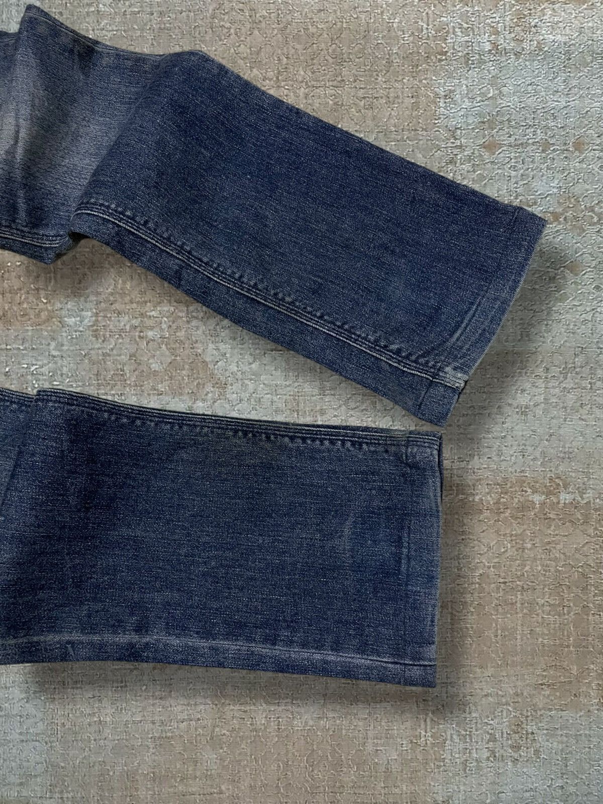 Japanese Brand Vintage 90s Designer Japan High Street Distressed City Denim Size US 33 - 5 Thumbnail