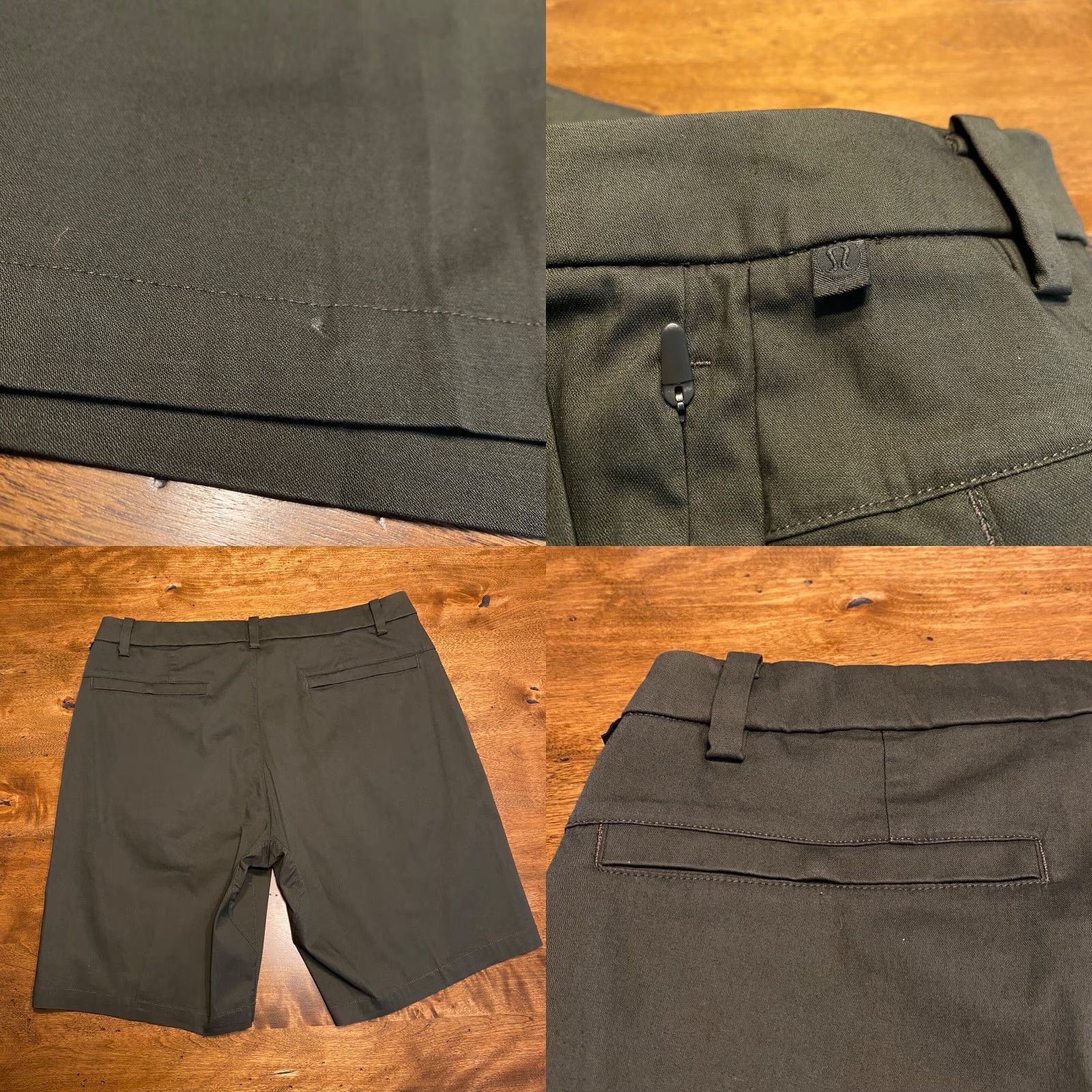 Lululemon Lululemon Commission Shorts Mens 32 Forest Pine Green Relaxed Chino 9" Khakis Mens Size US 32 / EU 48 - 8 Thumbnail
