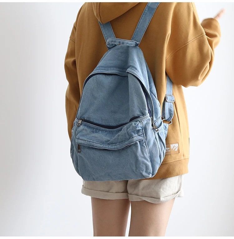 Japanese Brand Blue Backpack Size ONE SIZE - 3 Thumbnail