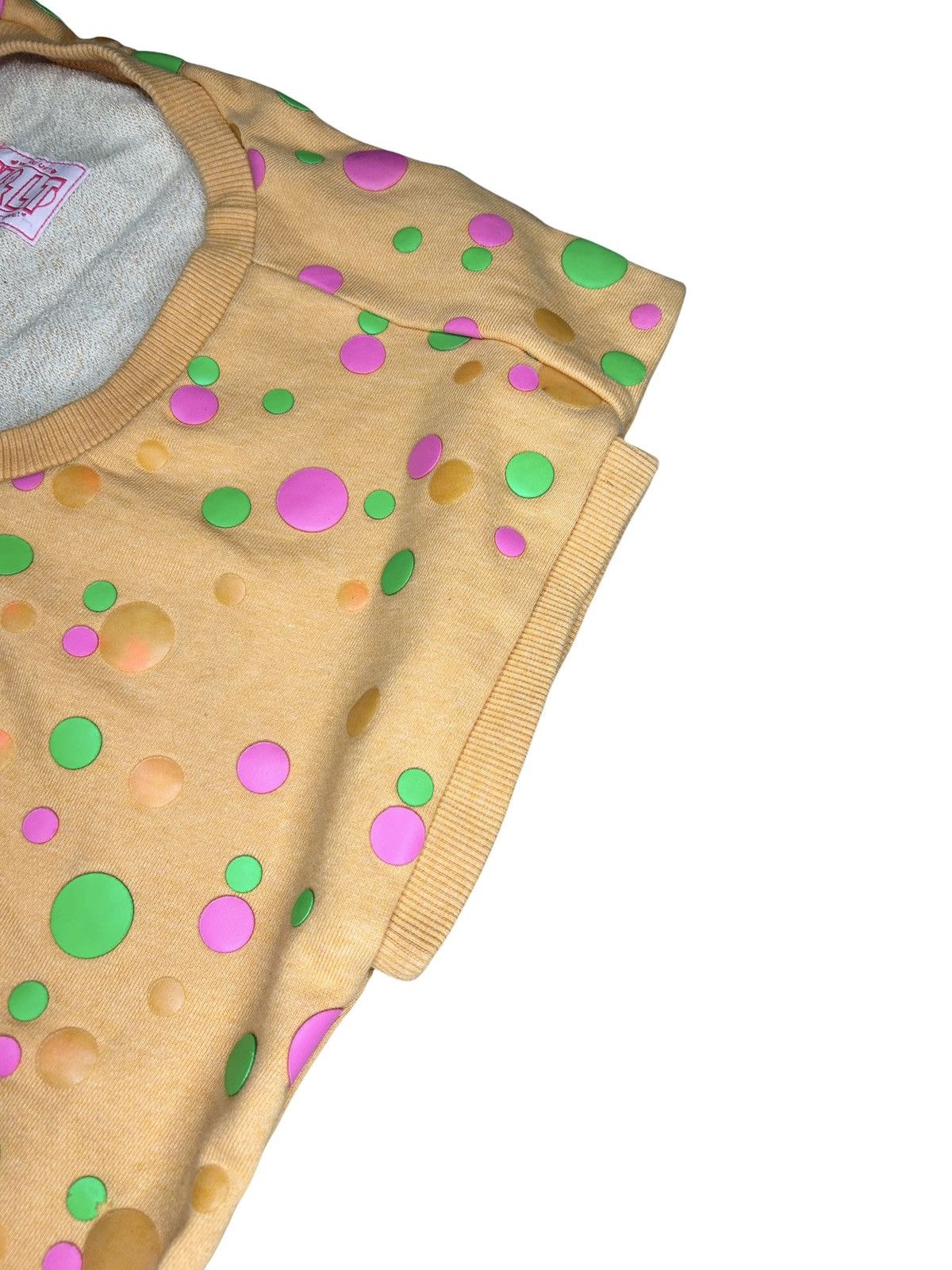 W&LT 90s Polka Dot Square Sweatshirt Size L / US 10 / IT 46 - 4 Thumbnail