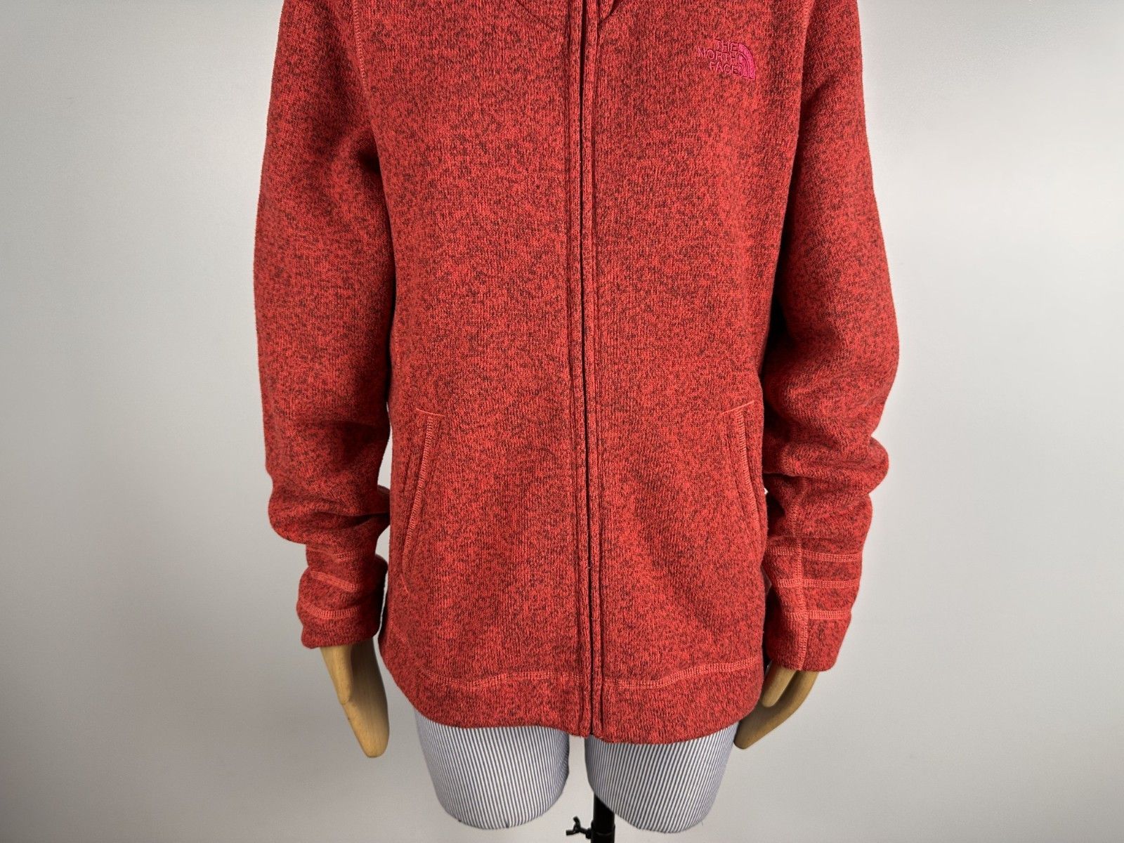 The North Face The North Face Womens Red Fleece Jacket Full Zip Size M Size US M / EU 48-50 / 2 - 4 Thumbnail