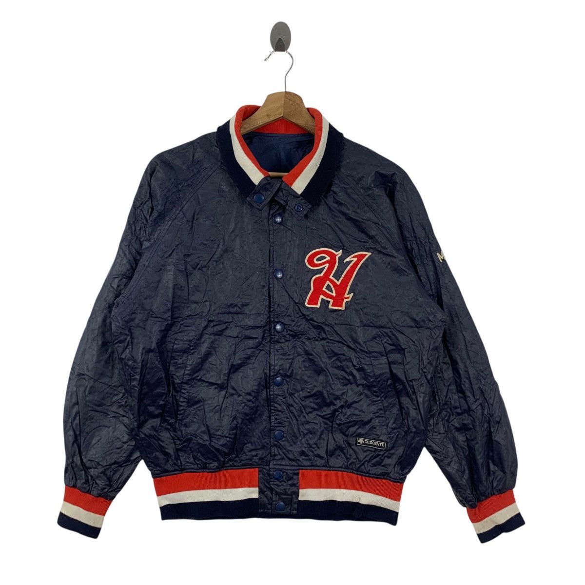 Descente Vintage DESCENTE JAPAN BASEBALL MLB Varsity Stadium Jacket Size US L / EU 52-54 / 3 - 4 Thumbnail