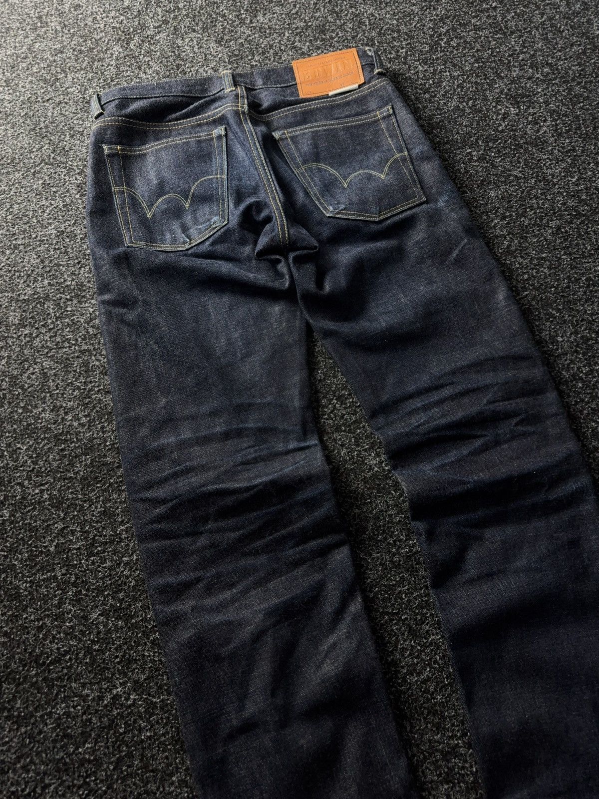 Edwin 00 Vintage Edwin Japan Selvedge Raw Denim Jeans Size US 30 / EU 46 - 12 Thumbnail