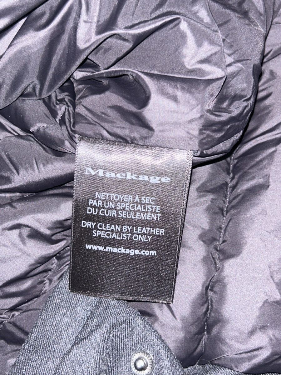 Mackage Mackage Down Parka Coat Charcoal Gray Sz 42 Hooded Winter Size US XS / EU 42 / 0 - 10 Thumbnail