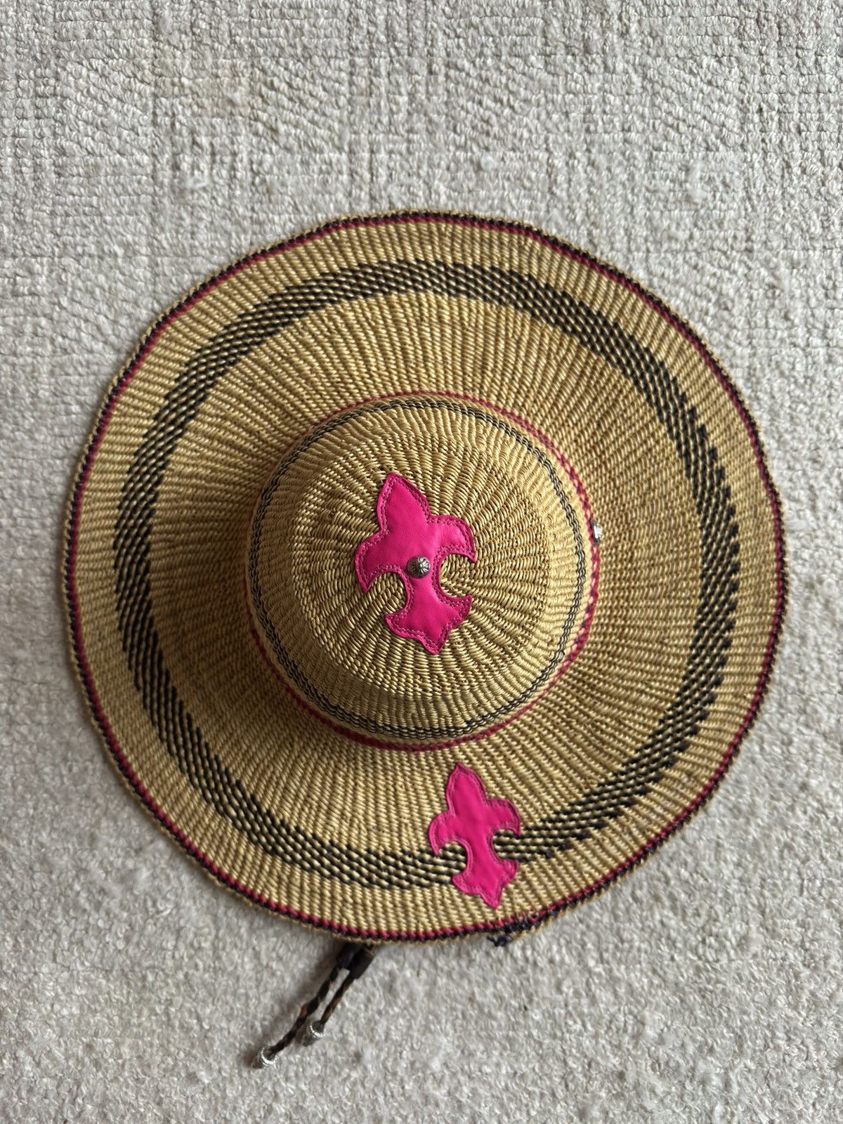 Chrome Hearts CHROME HEARTS 1 of 1 Straw Sun Hat Size ONE SIZE - 1 Thumbnail