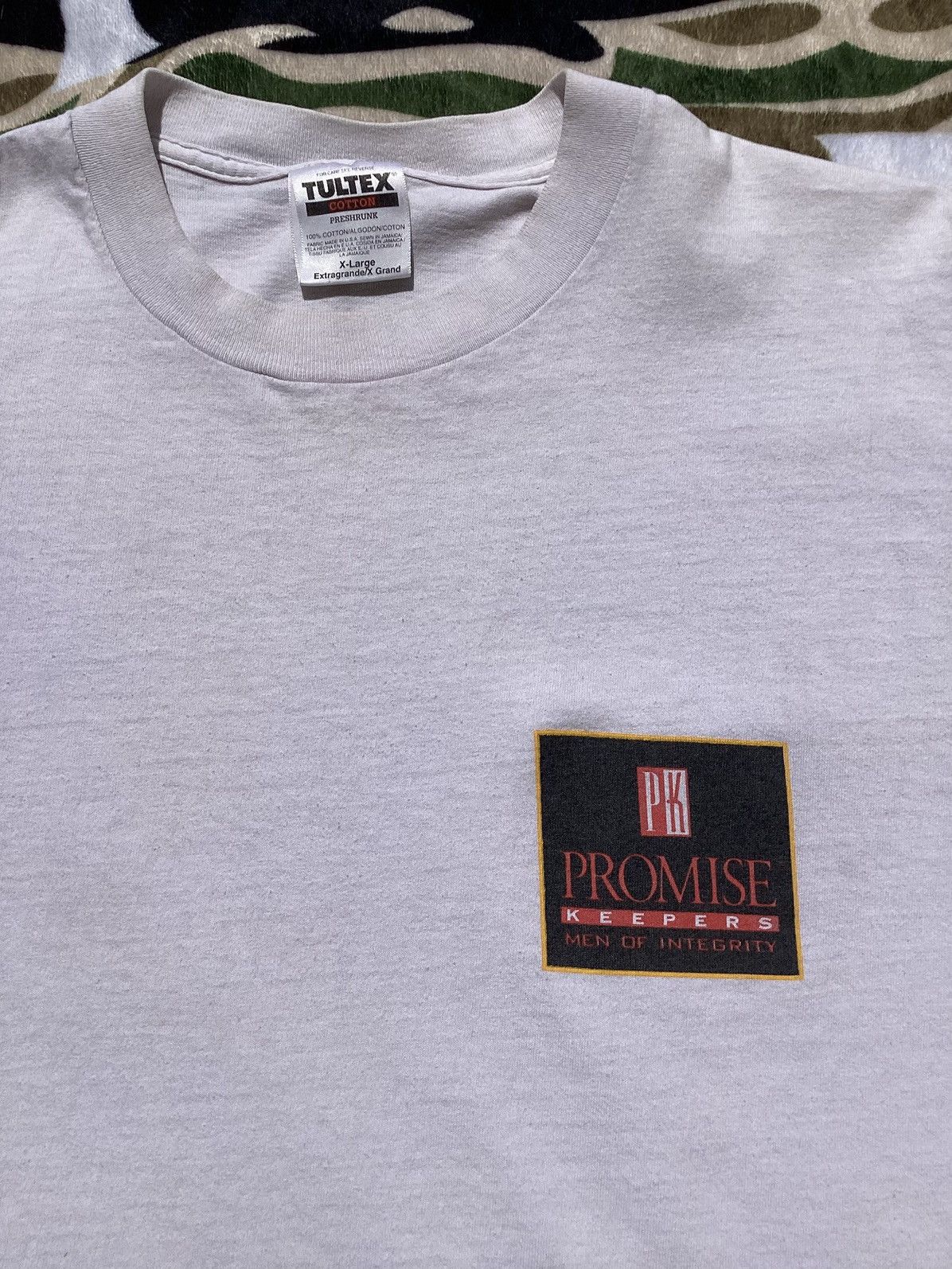 Tultex × Vintage Vtg 94 promise keepers men of integrity seize the moment Te Size US XL / EU 56 / 4 - 4 Thumbnail