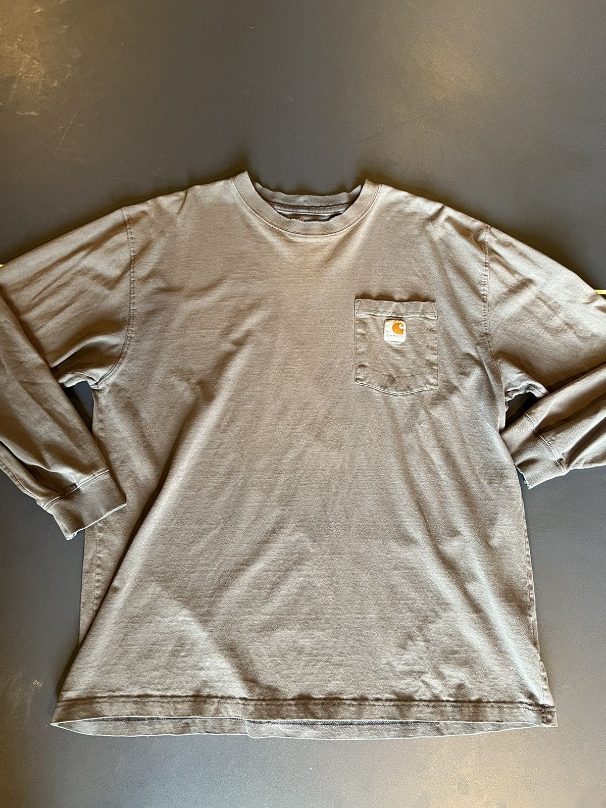 Carhartt Distressed Grey Carhartt Long-sleeve Size US L / EU 52-54 / 3 - 1 Thumbnail