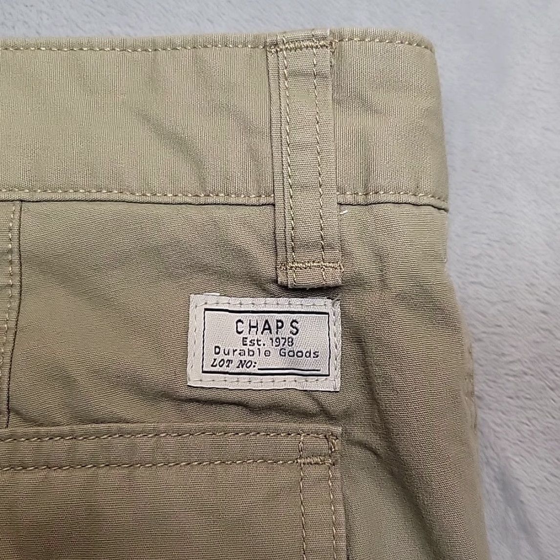 Ralph Lauren VINTAGE Chaps Pants Mens 36x32 Khaki Beige 100% Cotton Cargo Pocket Retro Classic Size US 36 / EU 52 - 7 Thumbnail