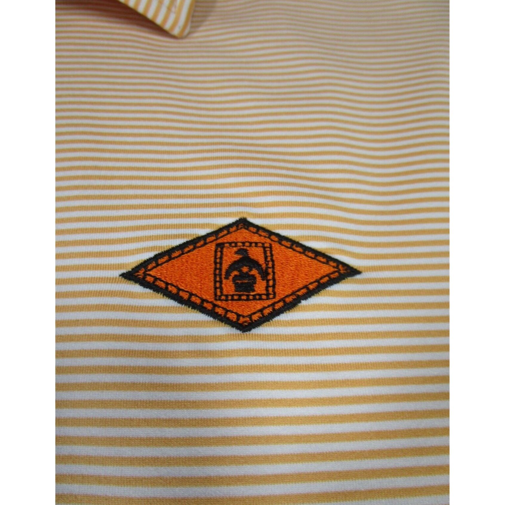 Vintage Dunning Mens Golf Polo Shirt XL Extra Large Pink Striped Size US XL / EU 56 / 4 - 3 Thumbnail