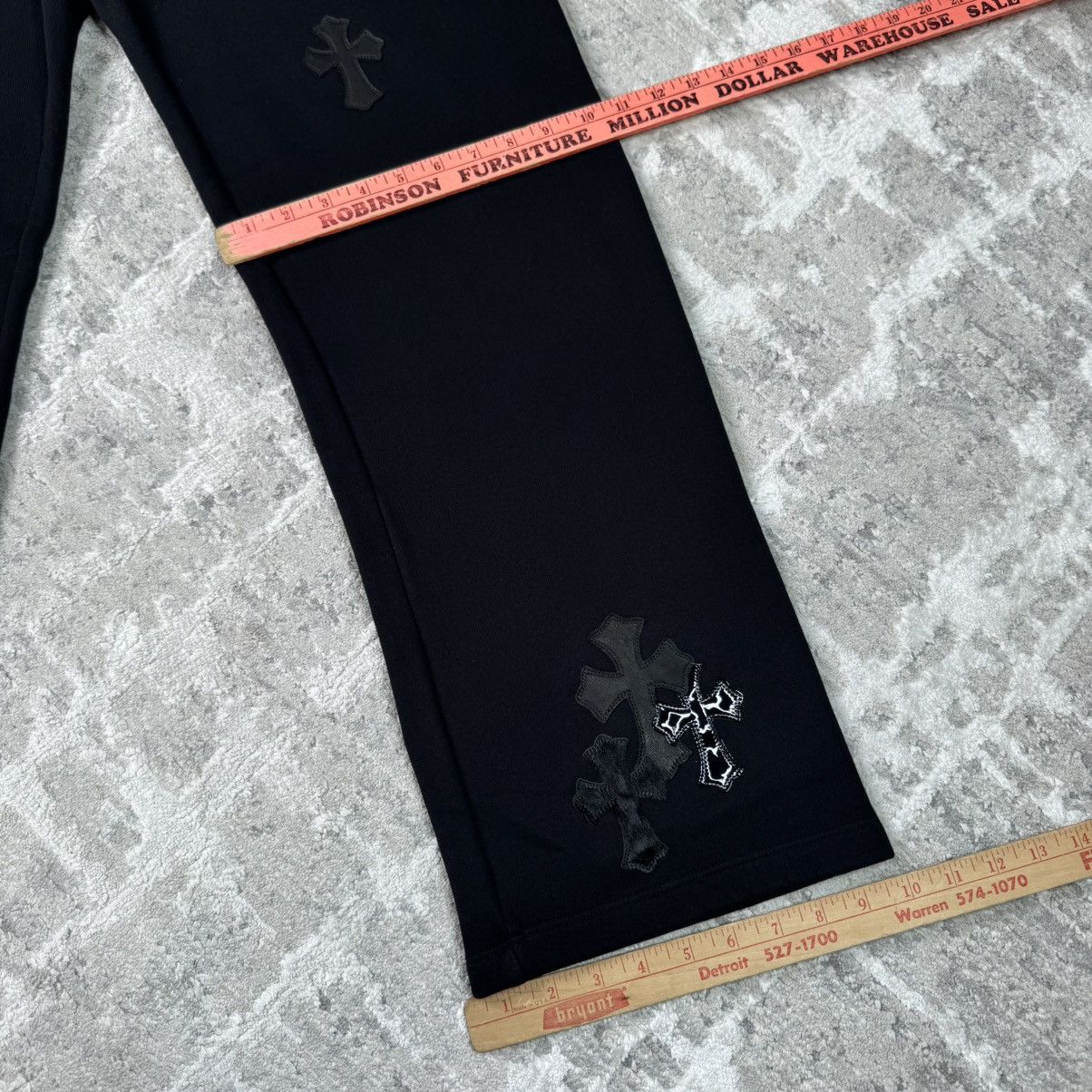Chrome Hearts Leather Cross patch sweatpants Size US 32 / EU 48 - 18 Thumbnail