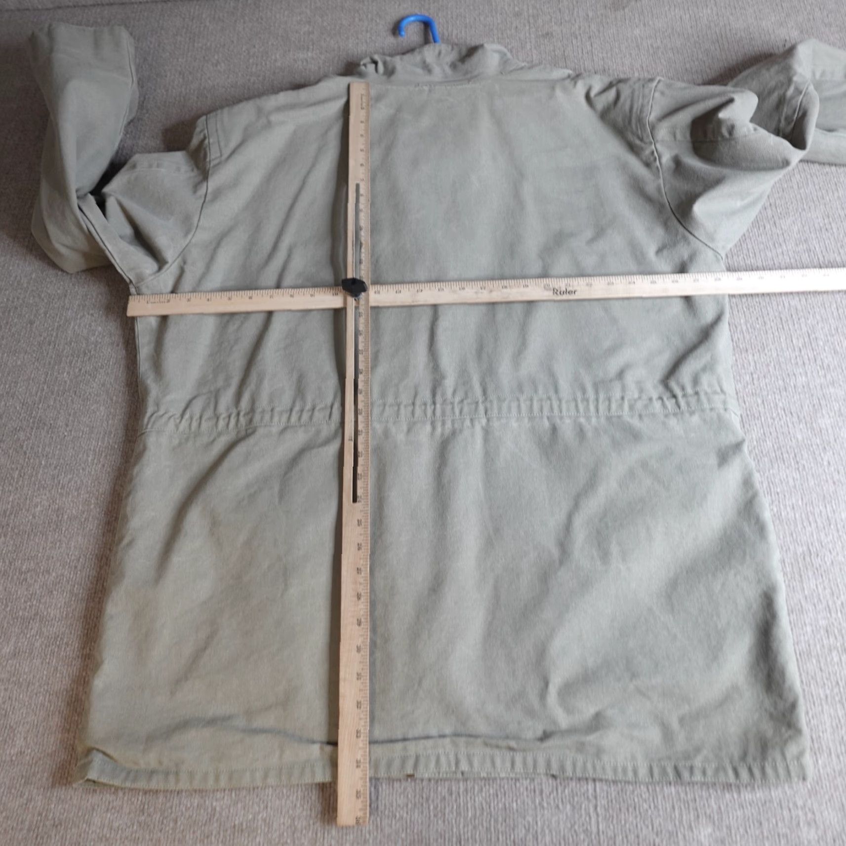 Vintage VINTAGE Outback Trading Jacket 2XL Gray Beige Canvas Coat Men Chore Military Jacket Size US XXL / EU 58 / 5 - 7 Thumbnail